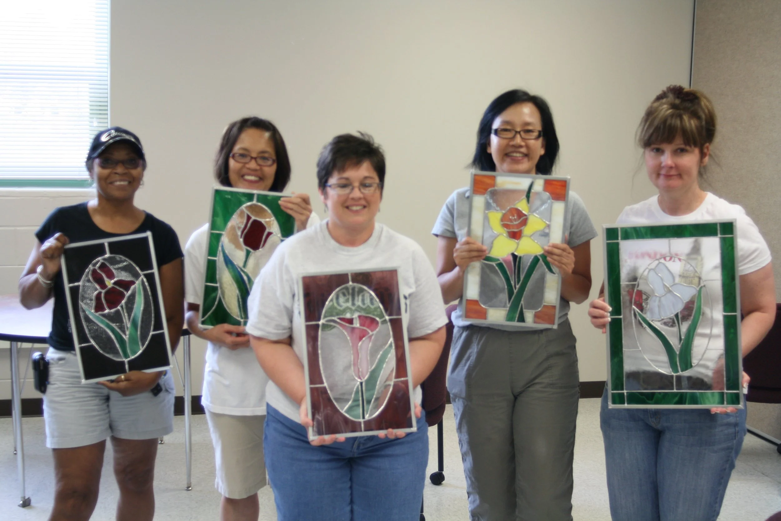 First Stained Glass Class — Kim S Joy