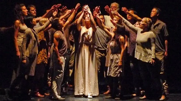 "Pandora's Gift" by Mark Winges, Volti singers, staging by Erika Chong Shuch, May 2015