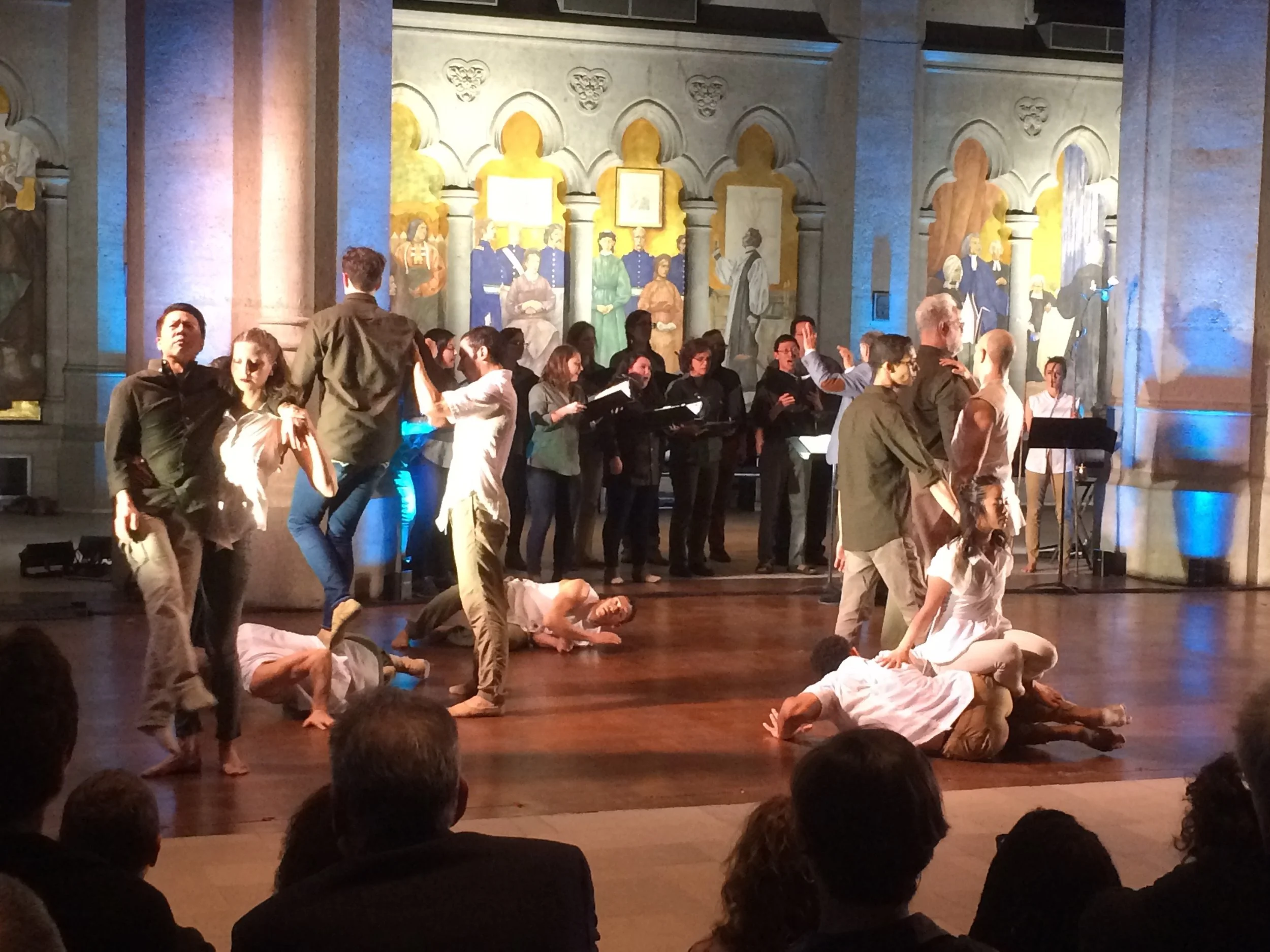 “Path of Miracles,” Grace Cathedral, February 2018 Movement 4, Volti singers and ODC dancers
