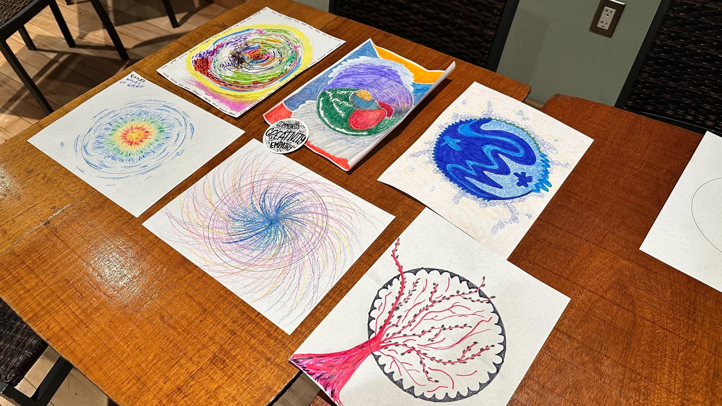 various mandala drawings