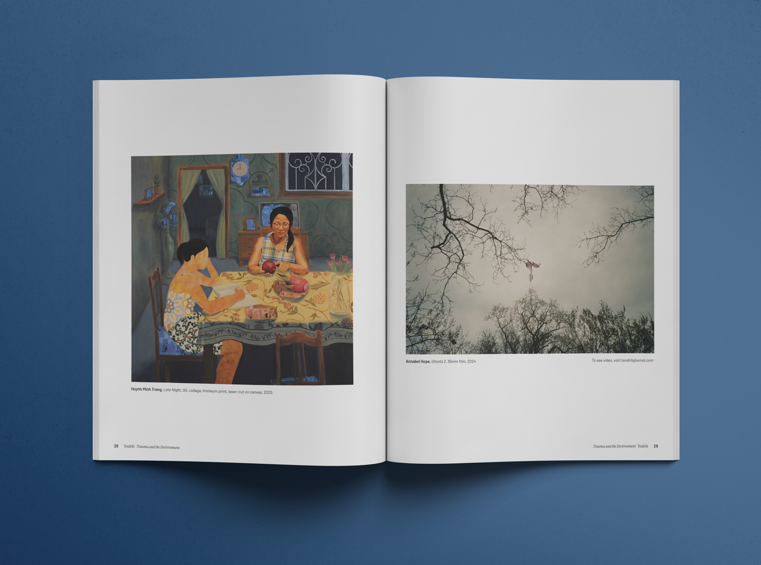 Tendrils Trauma and the Environment Issue 2 arts spread