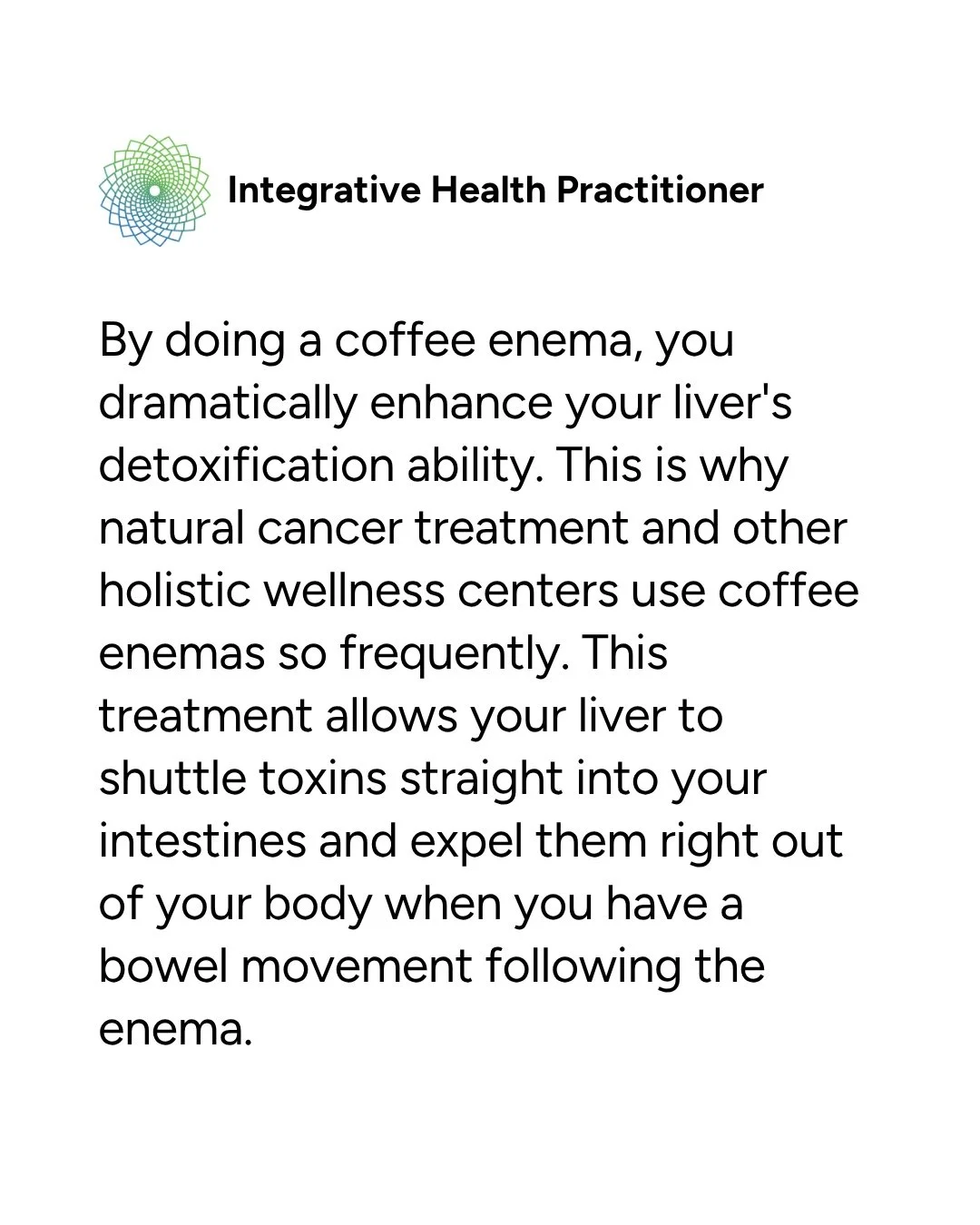 Feeling sluggish and in need of a detox?

Coffee enemas can enhance your liver's detoxification ability by expelling toxins effectively.

Have you ever tried this natural detox method?