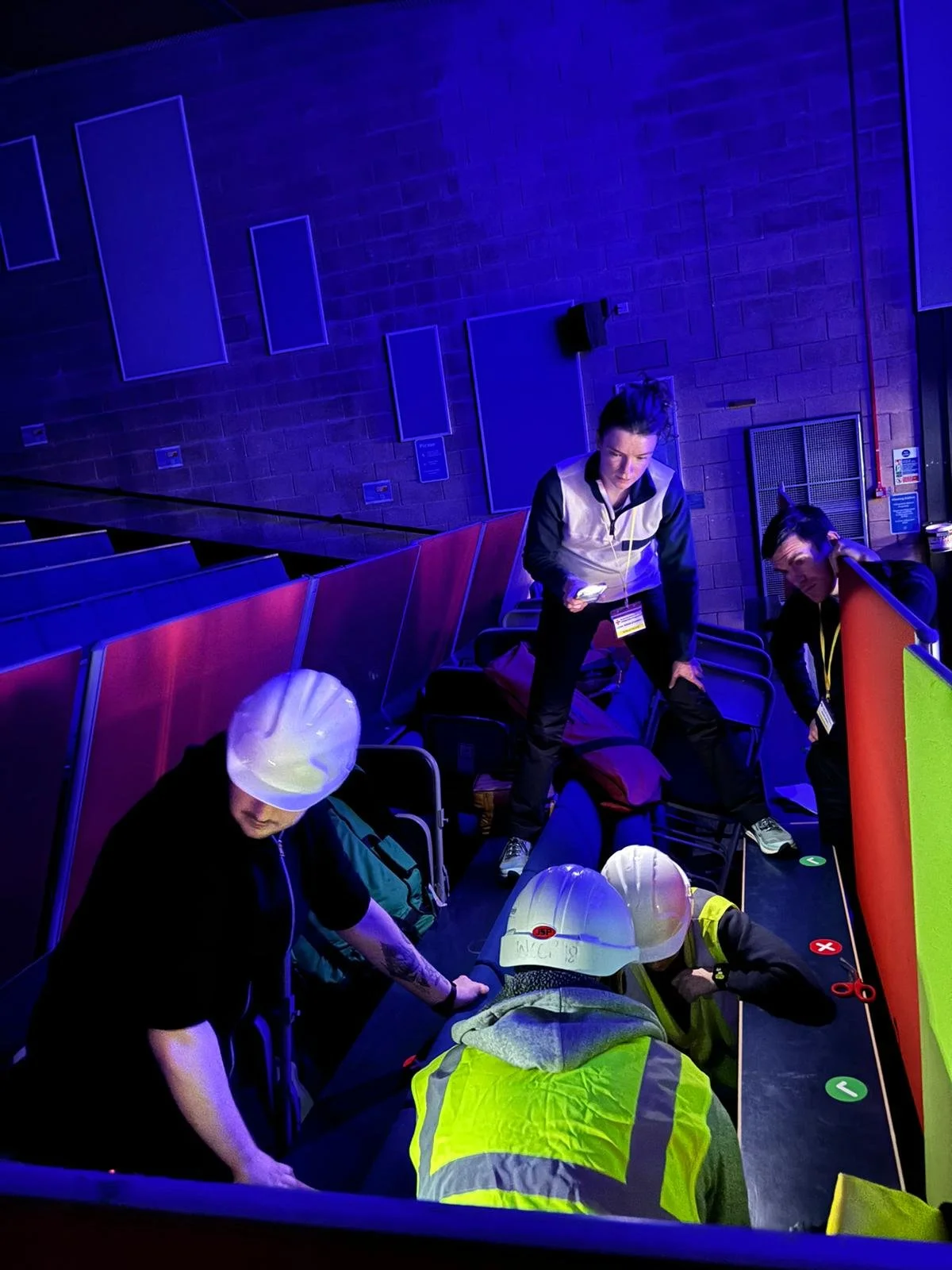 Multiple casualty patient assessments. 