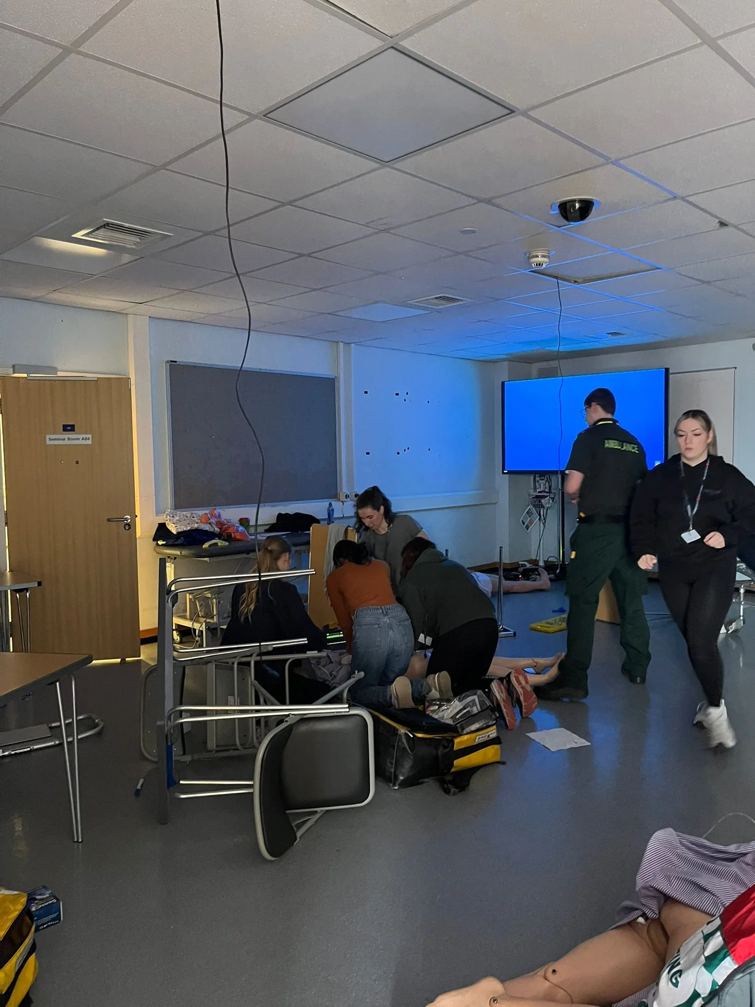 Multiple casualty patient assessments. 