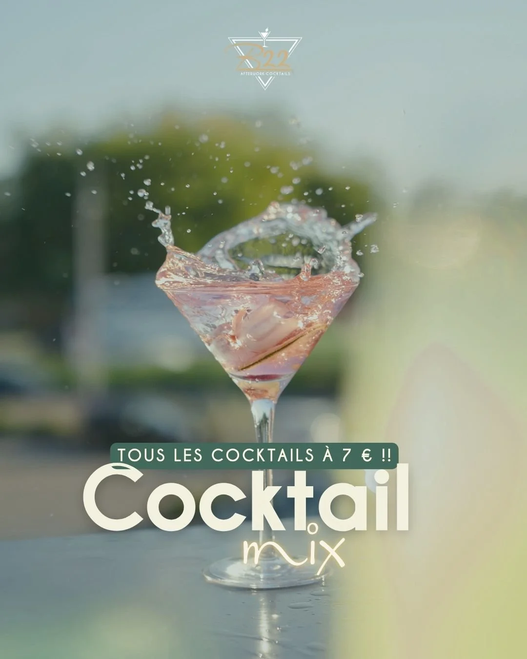 🍸 Les saisons changent… mais pas les rendez-vous du B22 !
Ce jeudi 23 octobre, c’est Cocktail Mix avec DJ Flo aux platines 🎧
Ambiance chill, bons sons et… tous les cocktails à 7€ toute la soirée 😍
De quoi b