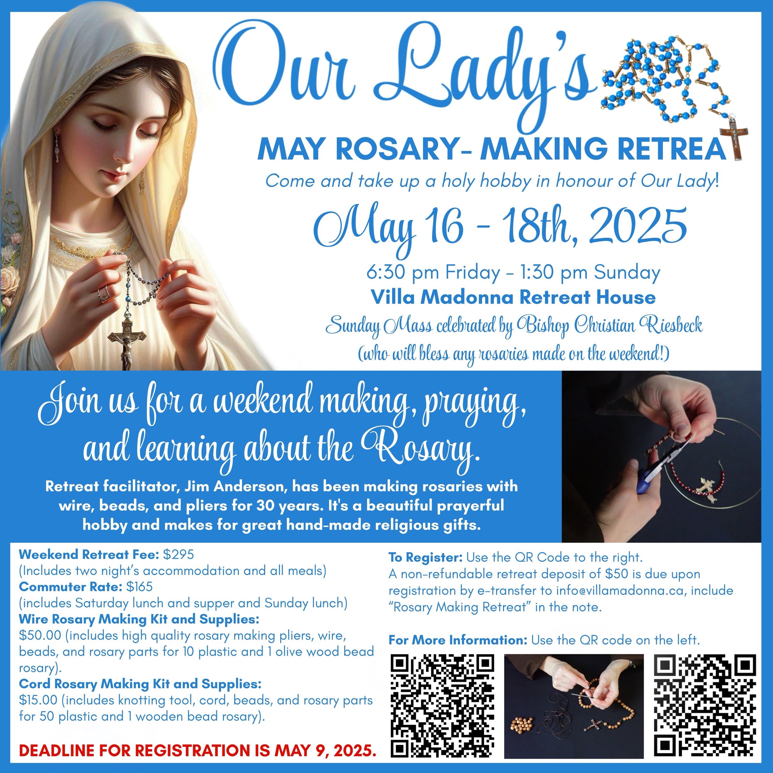 Our Lady's May Rosary-Making Retreat