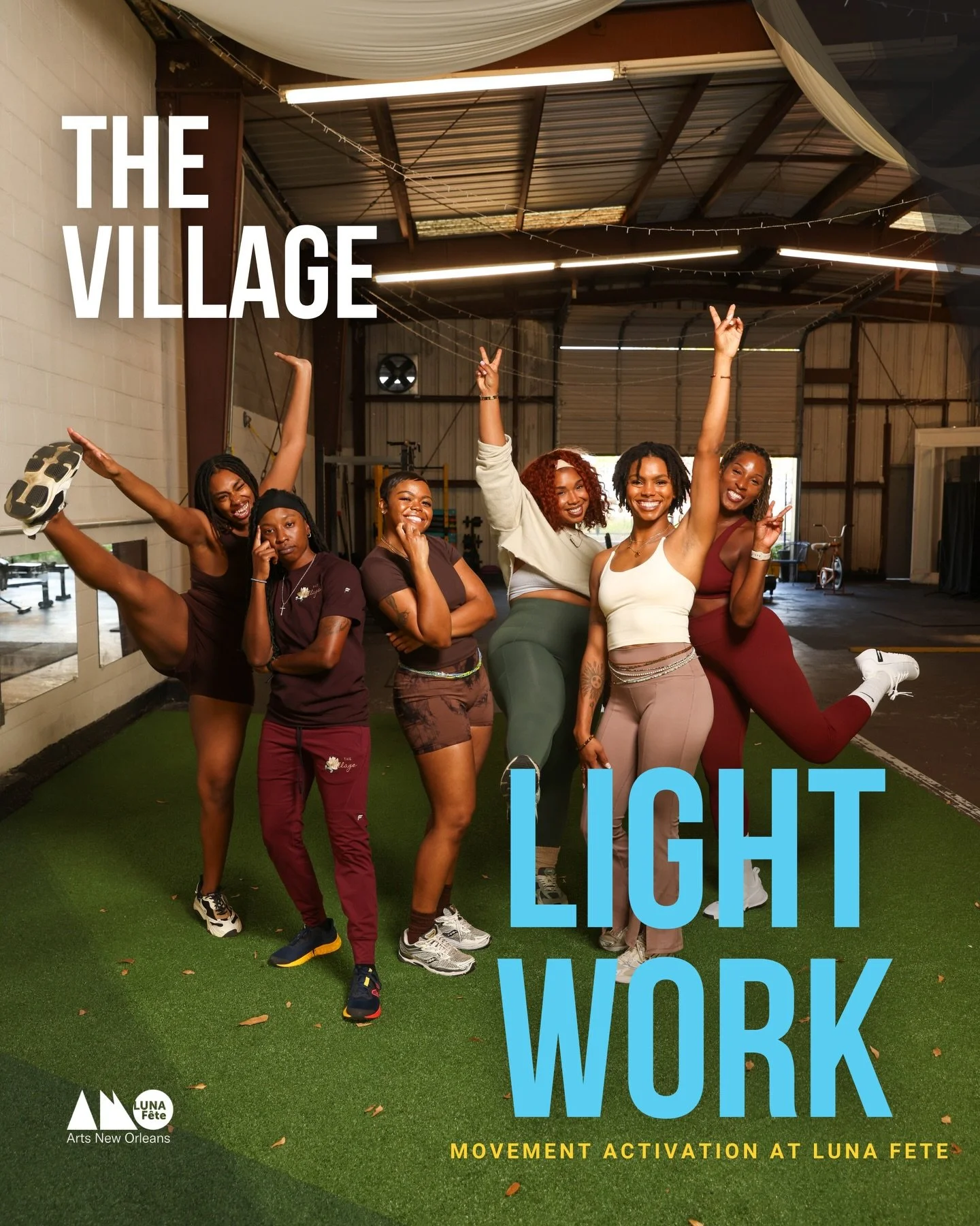 Get ready to put in some LIGHT WORK 💪✨

Presented by The Village, LIGHT WORK is an interactive, all-ages fitness and movement activation designed to bring people together through movement, play, and community.

Throughout the activation, guests can 