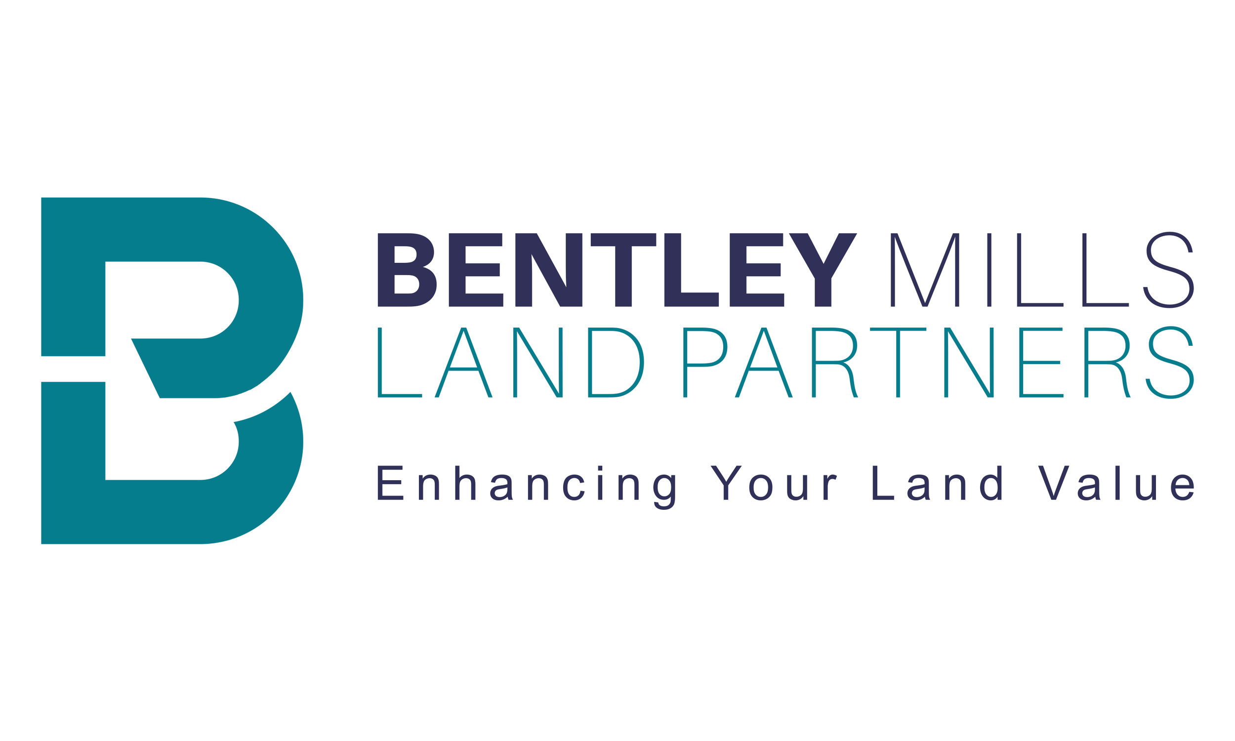 Logo of Bentley Mills Land Partners with the tagline 'Enhancing Your Land Value'.