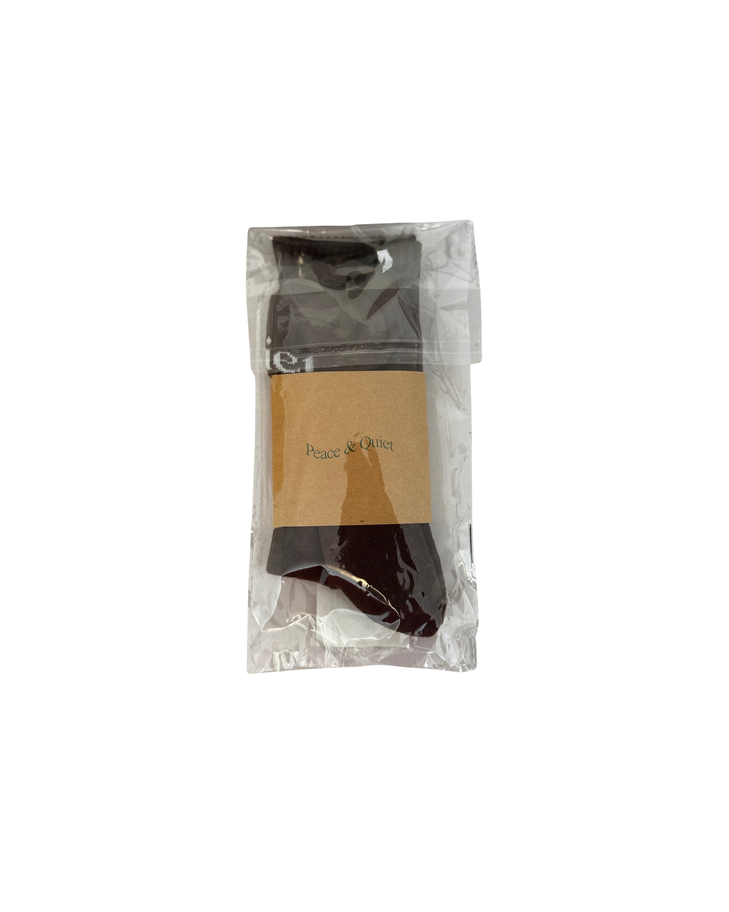 peace & quiet brown socks.png