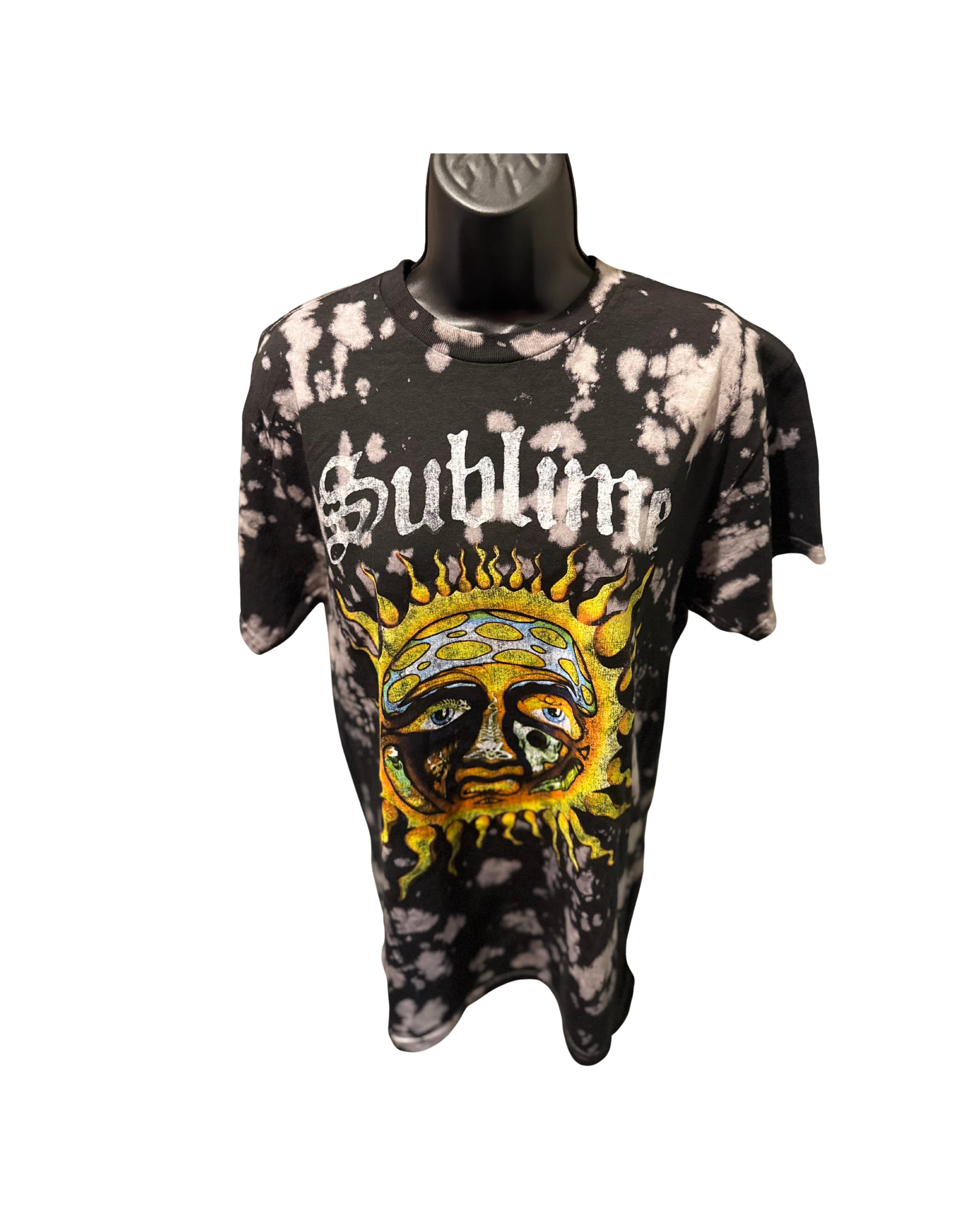 Sublime Sun Acid Wash Graphic Tee (Medium)