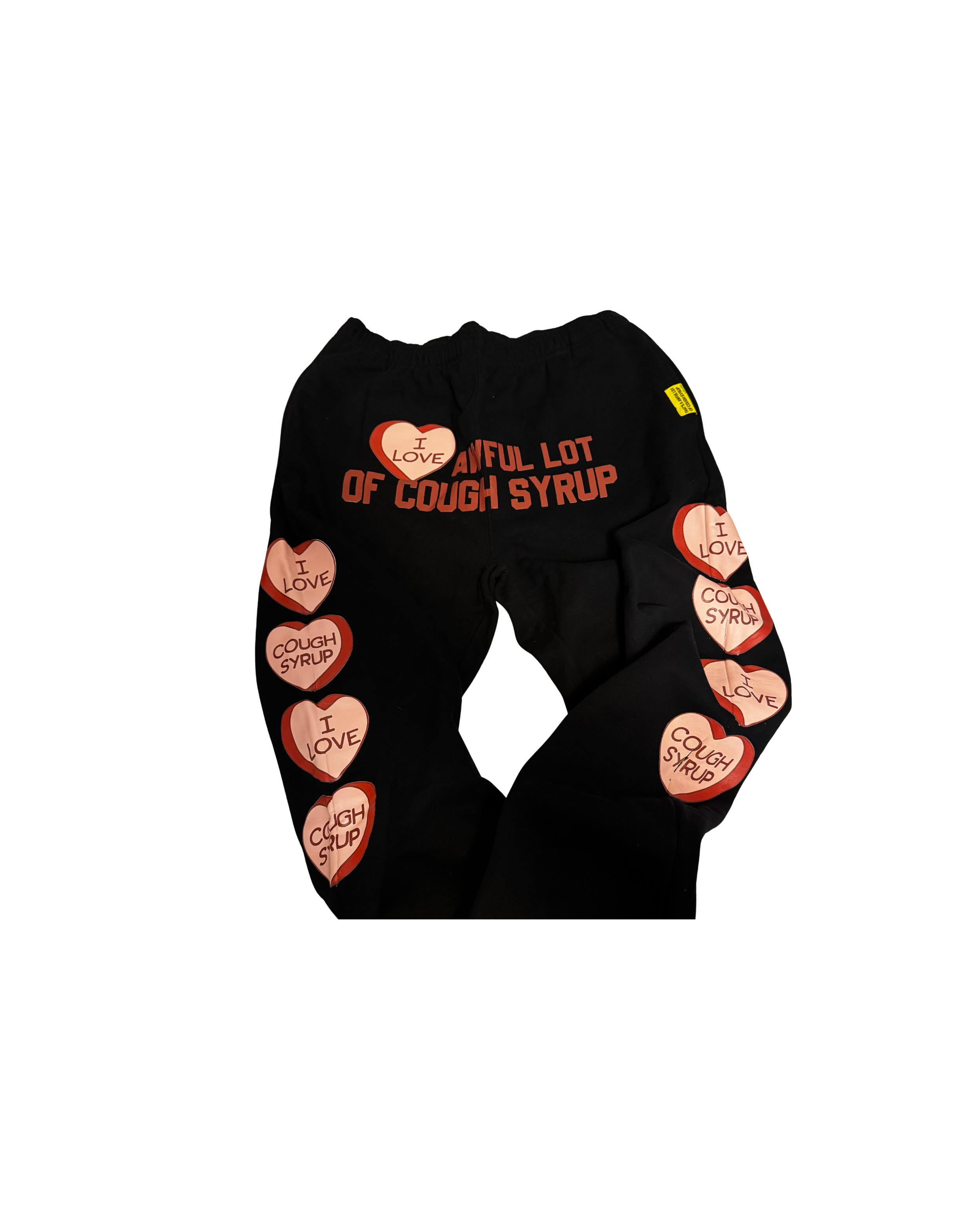 That's A Awful Lot Of Cough Syrup Candy Hearts Sweats (XL)