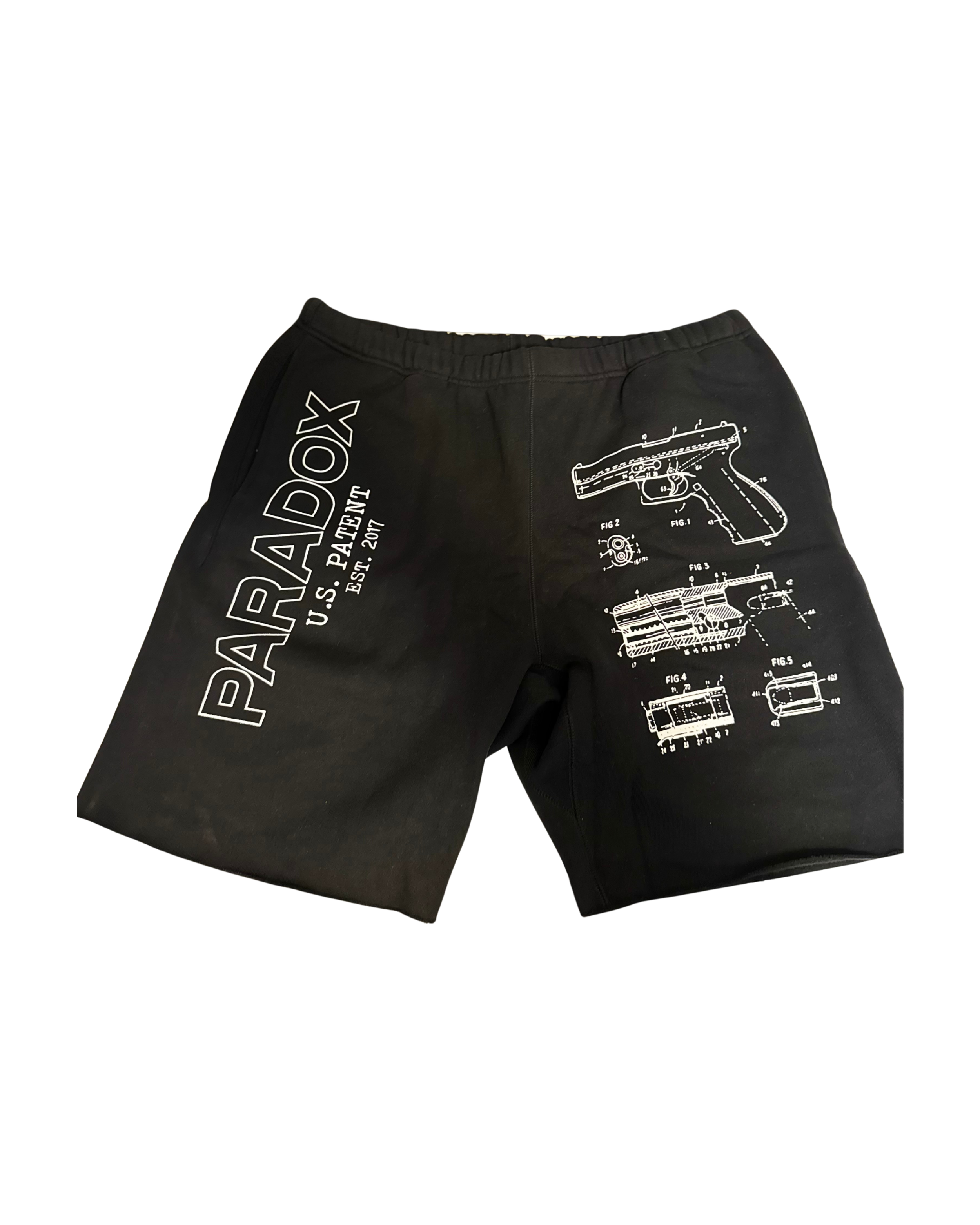 Paradox Lab 'G-Lock' Outlined Logo Sweat shorts 2X
