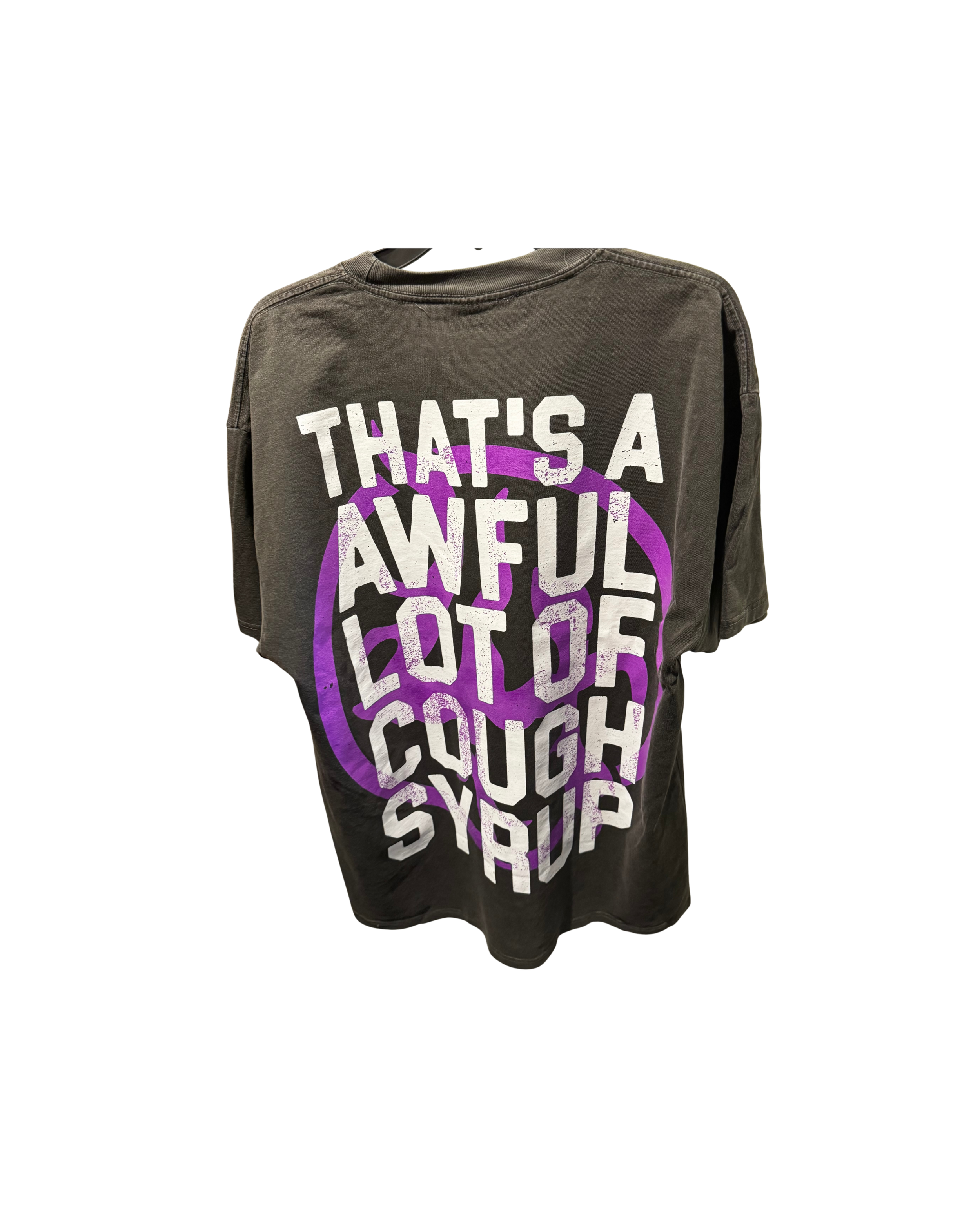 That's A Awful Lot Of Cough Syrup x Lost Hills Grey Tee (Large)