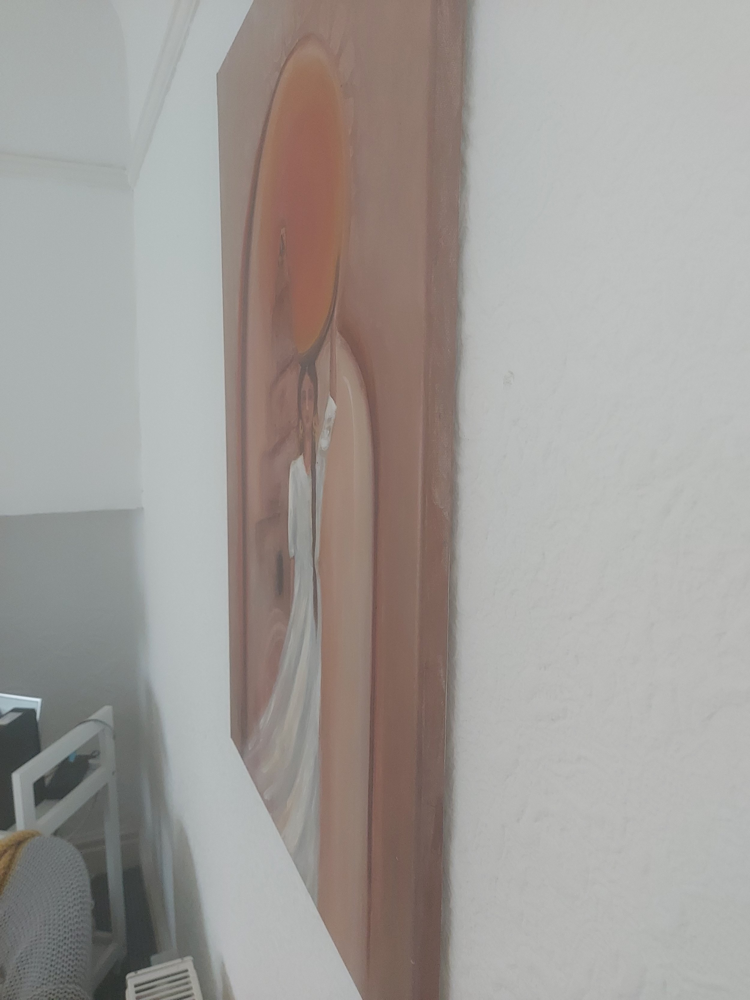 al malwiya painting side view