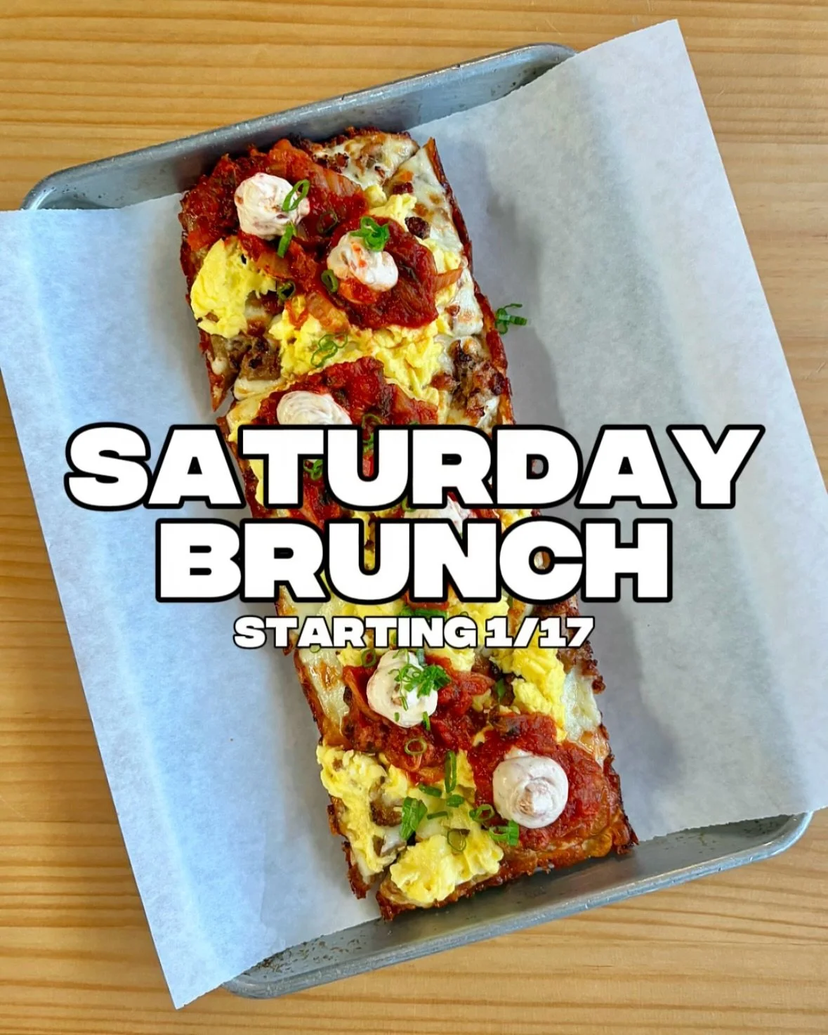 See you in the morning, Northeast!🌞🥯🍩☕️

Every Saturday from 9&ndash;1, in addition to our dinner hours, we&rsquo;re serving up handmade bagels, donuts, breakfast pizza, and more! Start your day on Central Ave.🌅