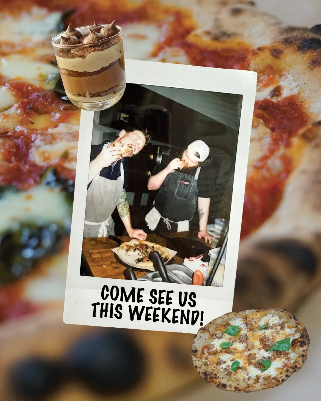 The cure for cold weather is hot pizza.🥶🍕Come see us this weekend! Our menu is *so good* and we&rsquo;re ready to serve you brunch, lunch, and dinner.

Link in bio to check the menu and order take out.🍽️