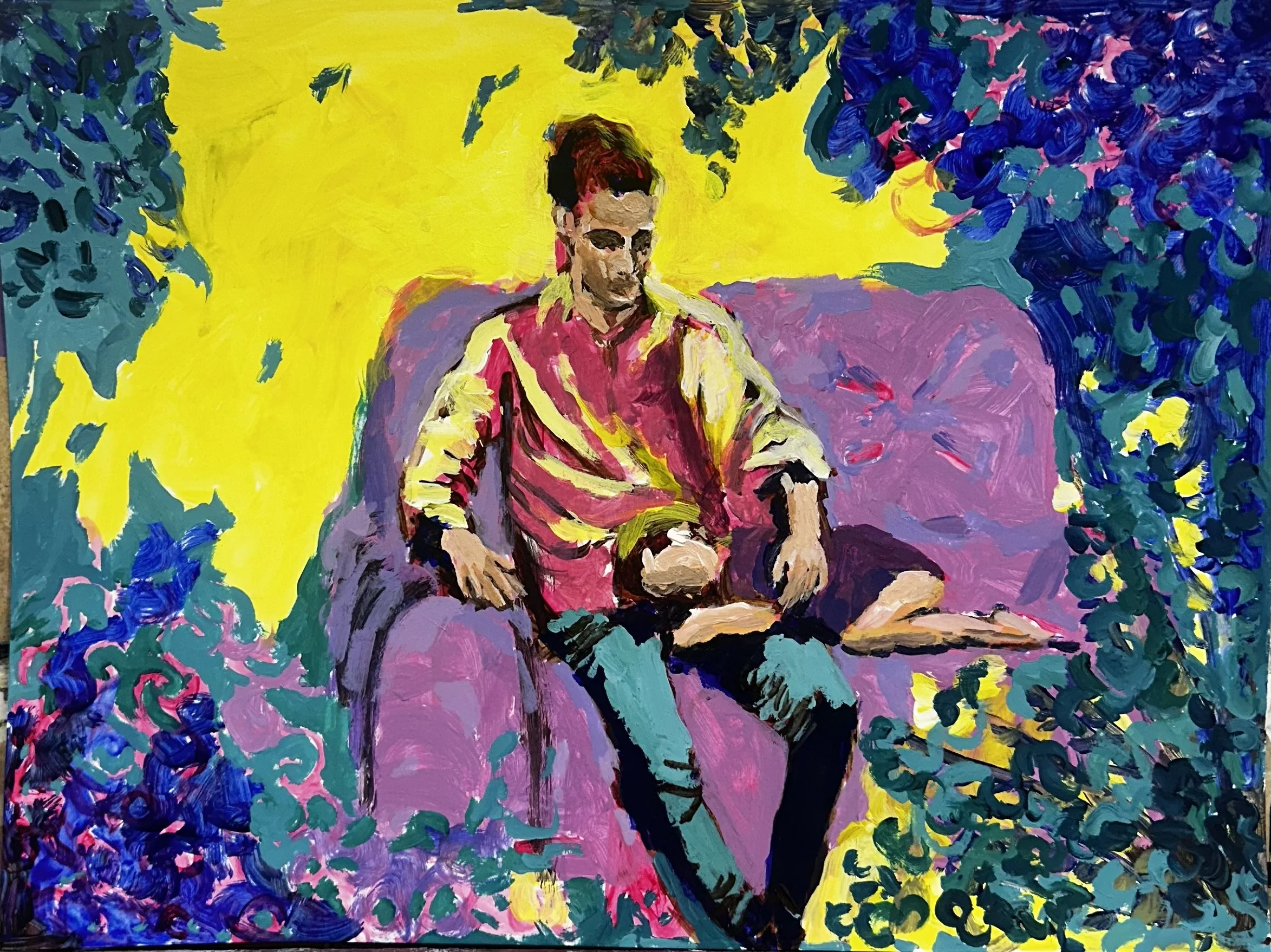 Terms of Endearment - Acrylic on paper