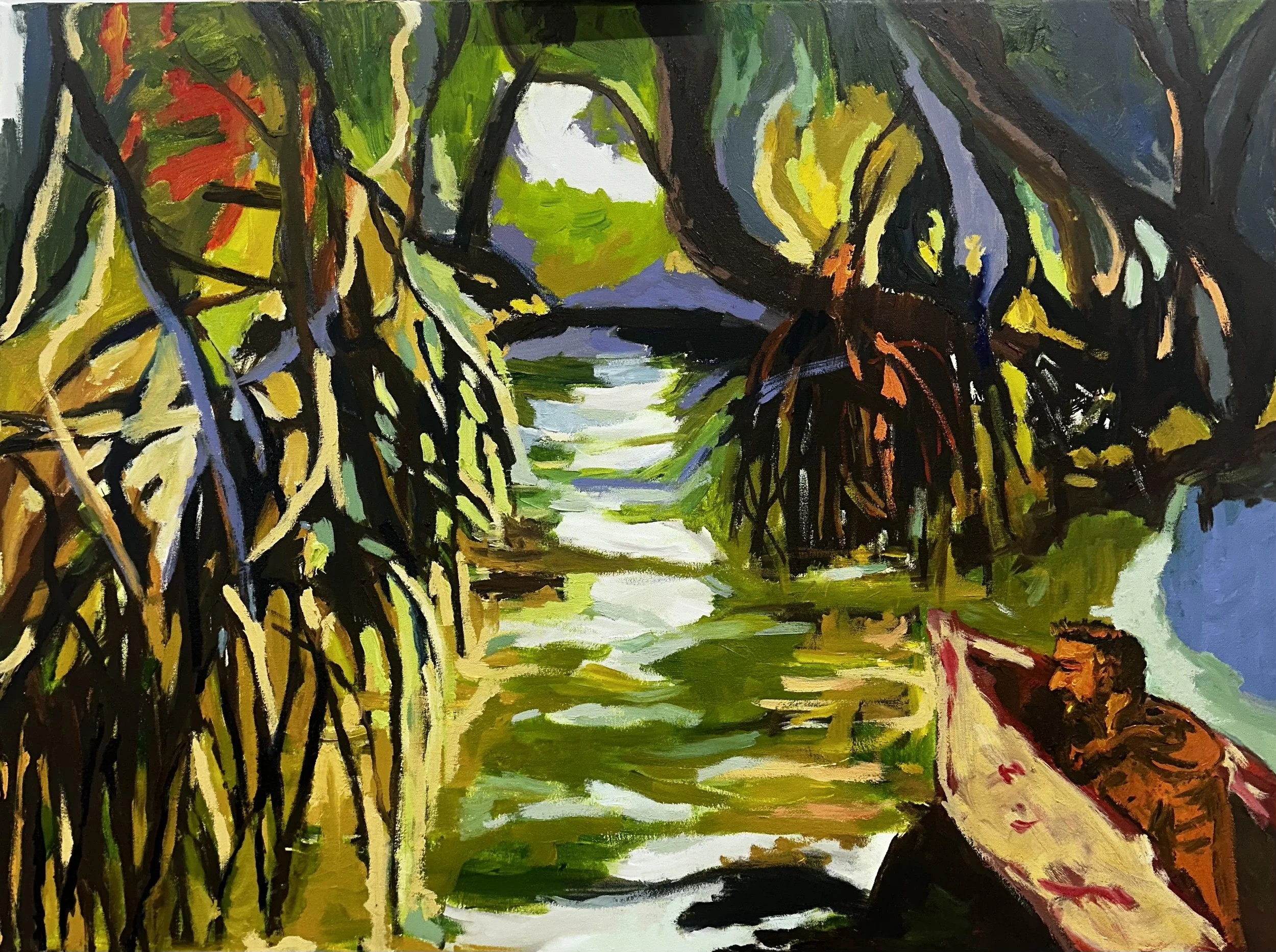 Mangroves - oil on canvas - 60x80 cm - 2026