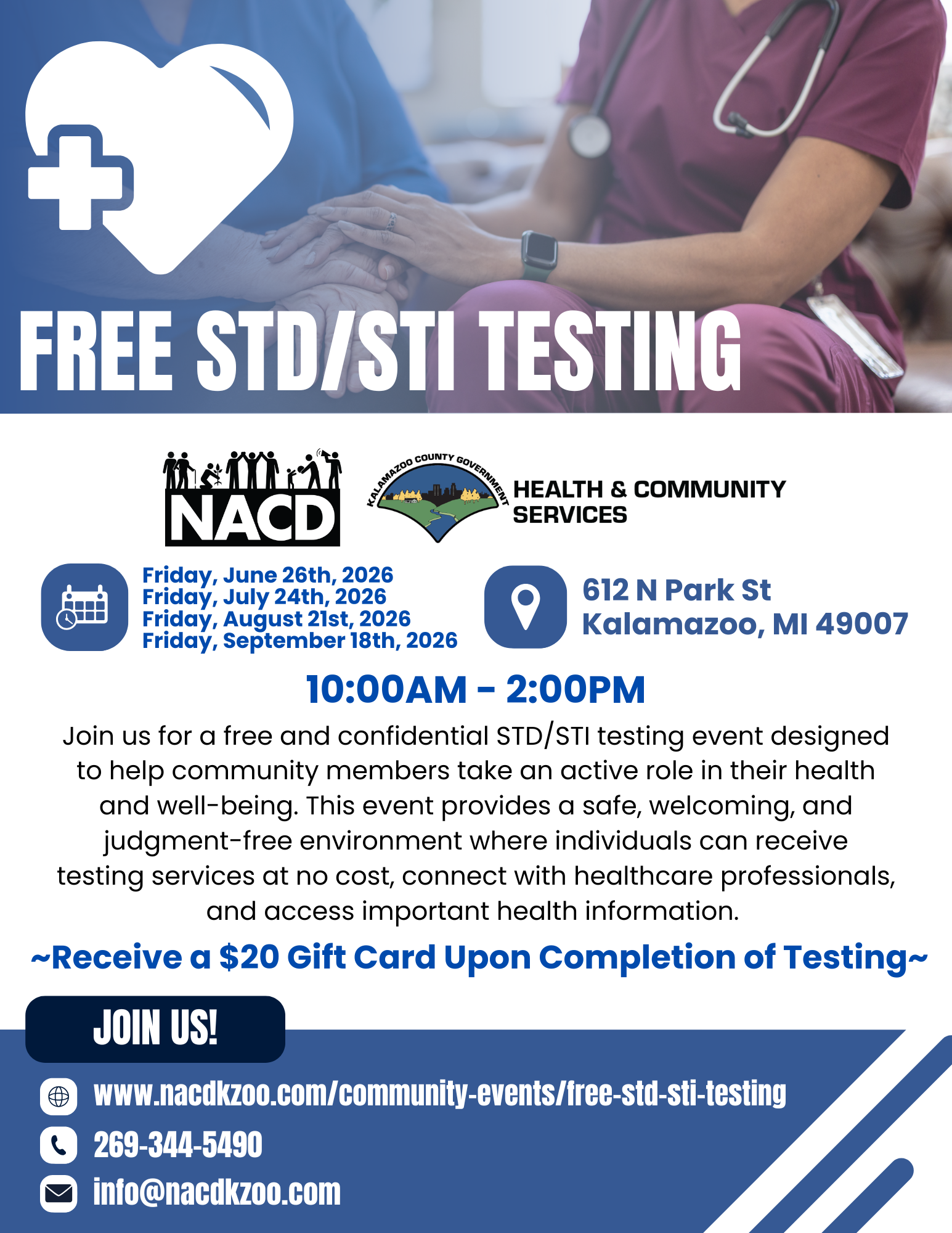 Free STD/STI Testing | June 26th, 2026 — Northside Association for ...