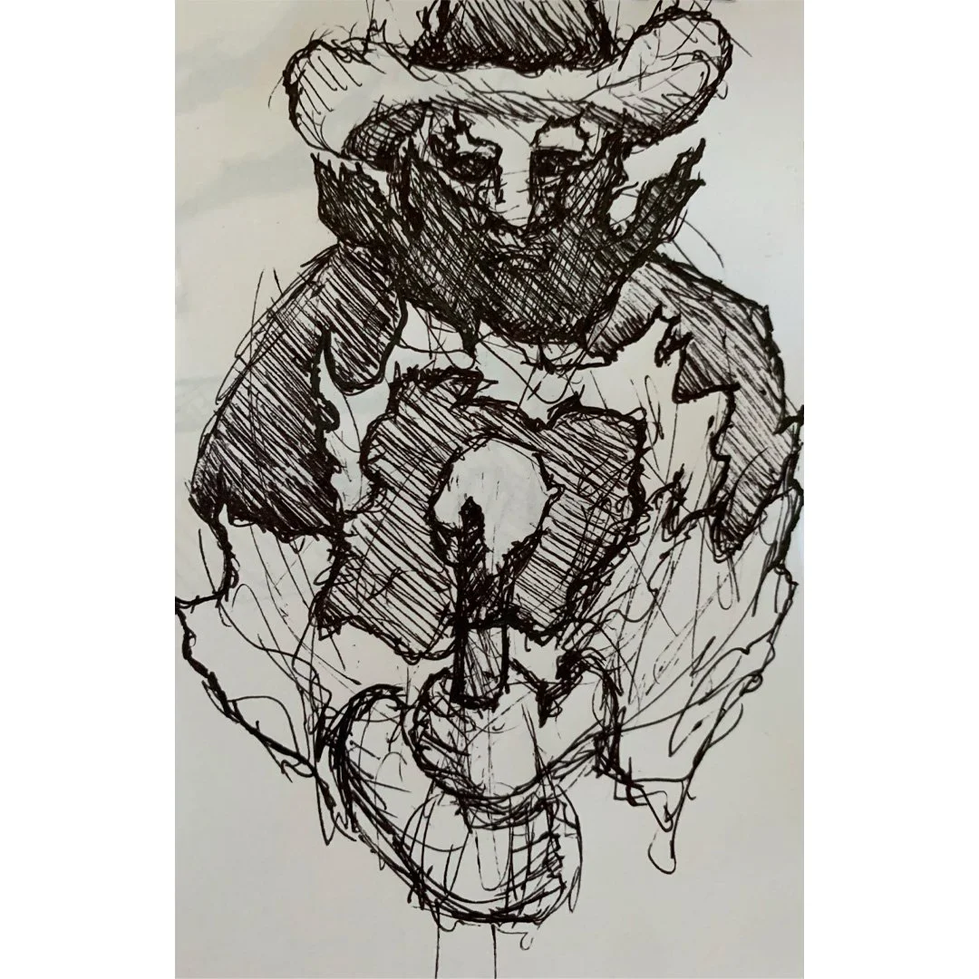 wizard staff drawing by nick mott