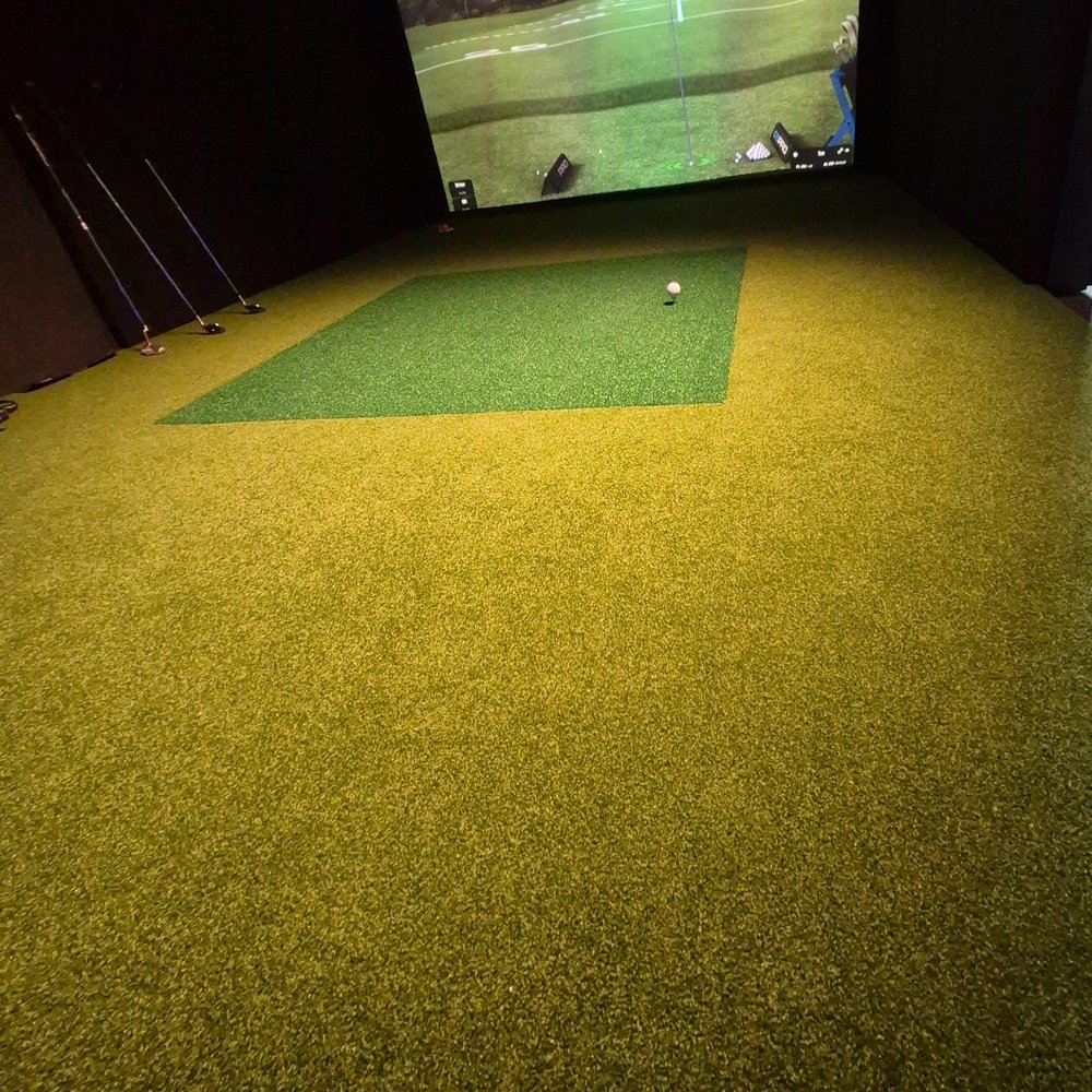 Hit mat golf simulator