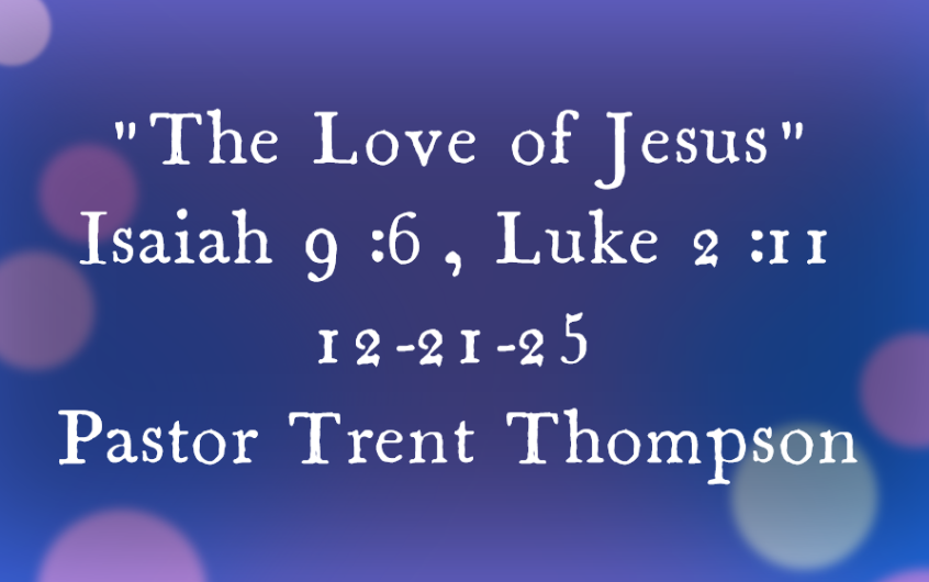 “the love of jesus” 