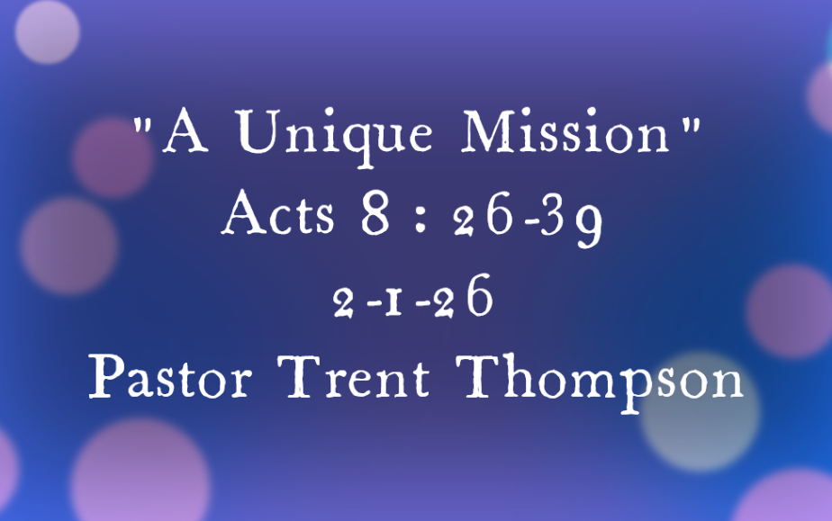 “a unique mission” 