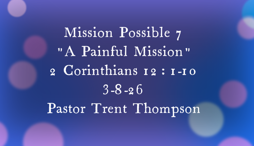 “a Painful mission”  