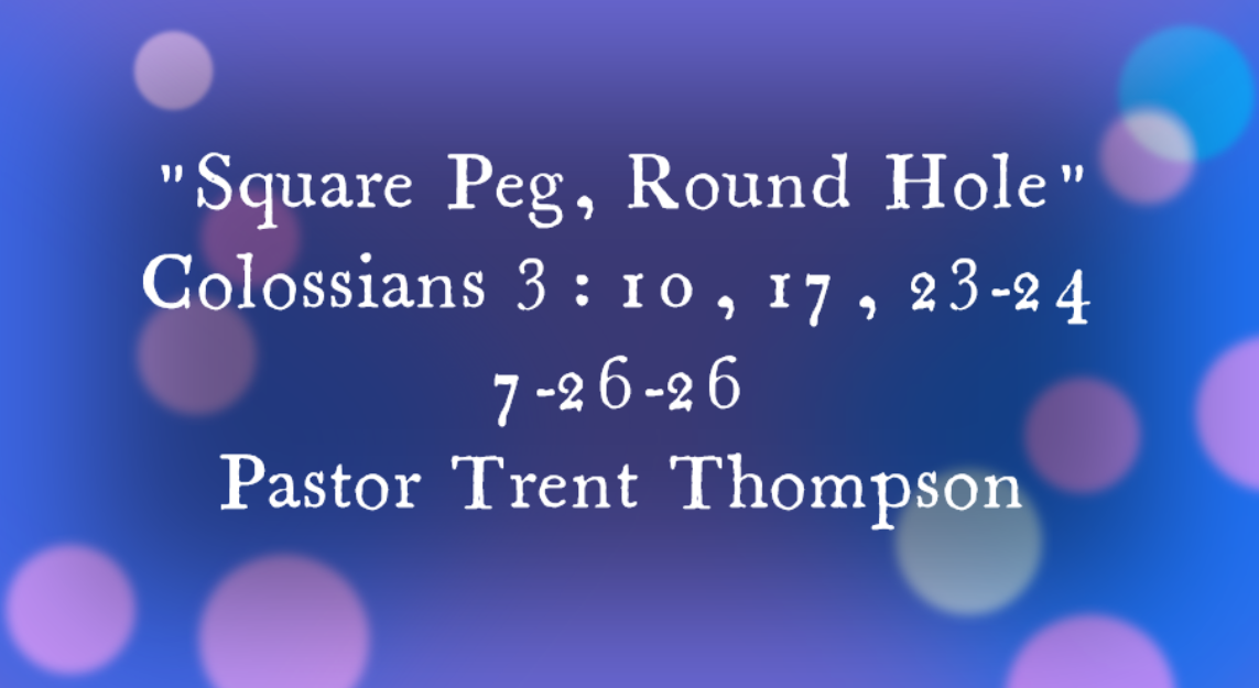 “Square peg, round hole”