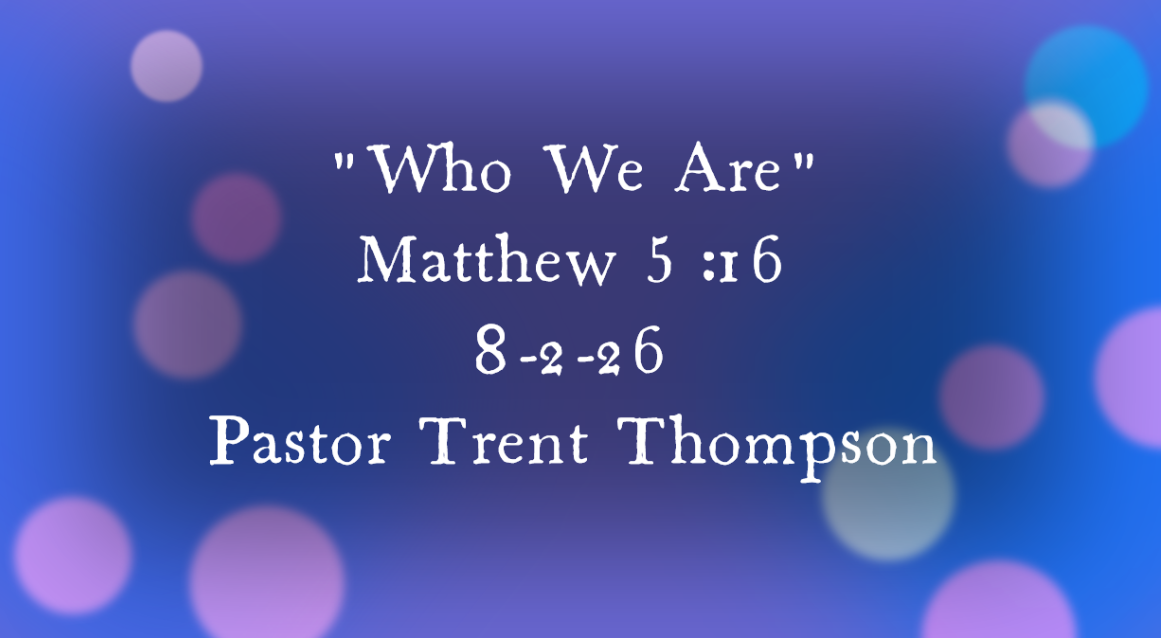 “who we are” 