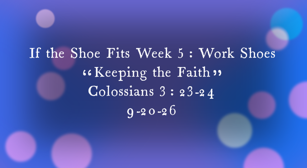 “Work shoes”  