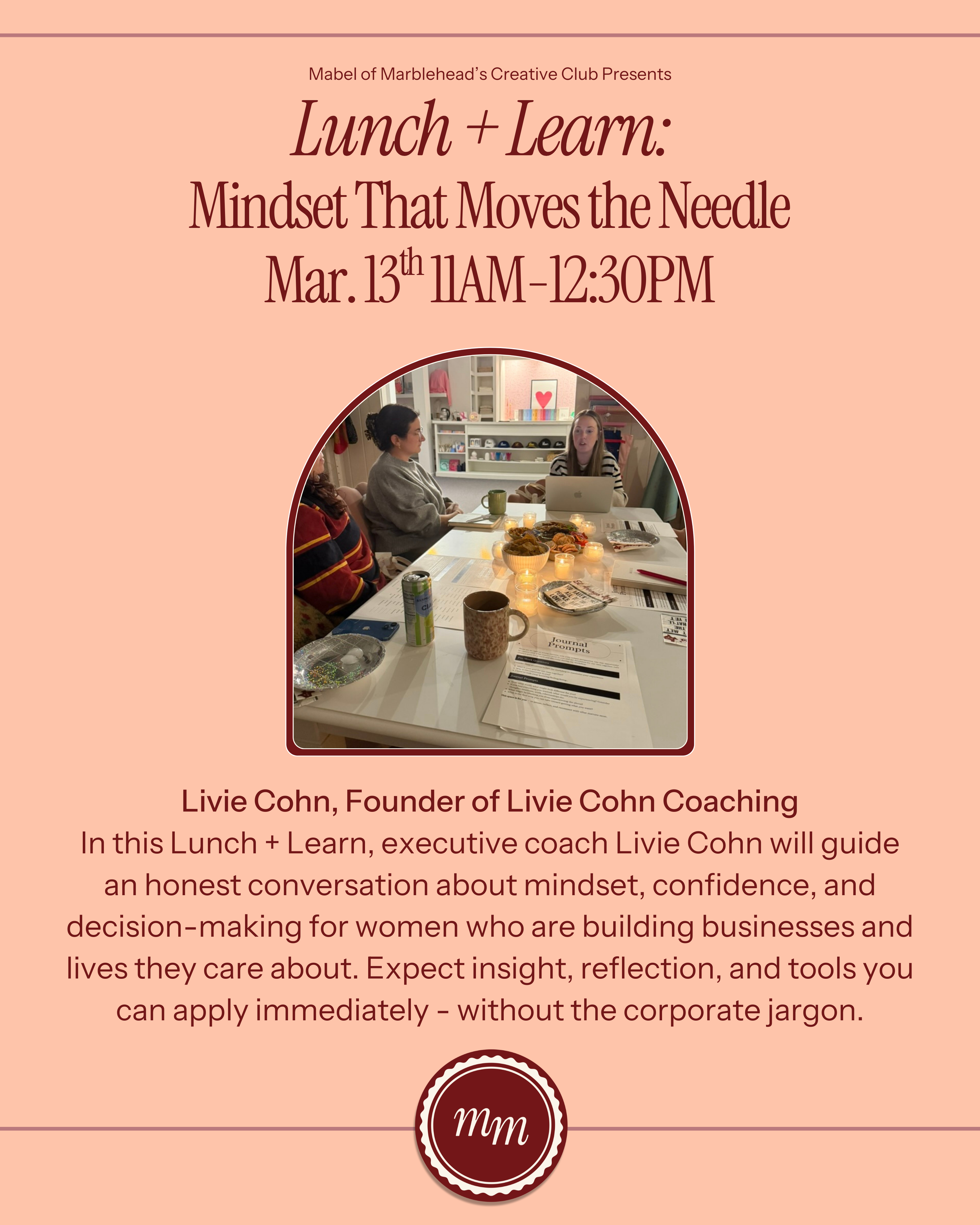 Lunch + Learn: Mindset That Moves the Needle