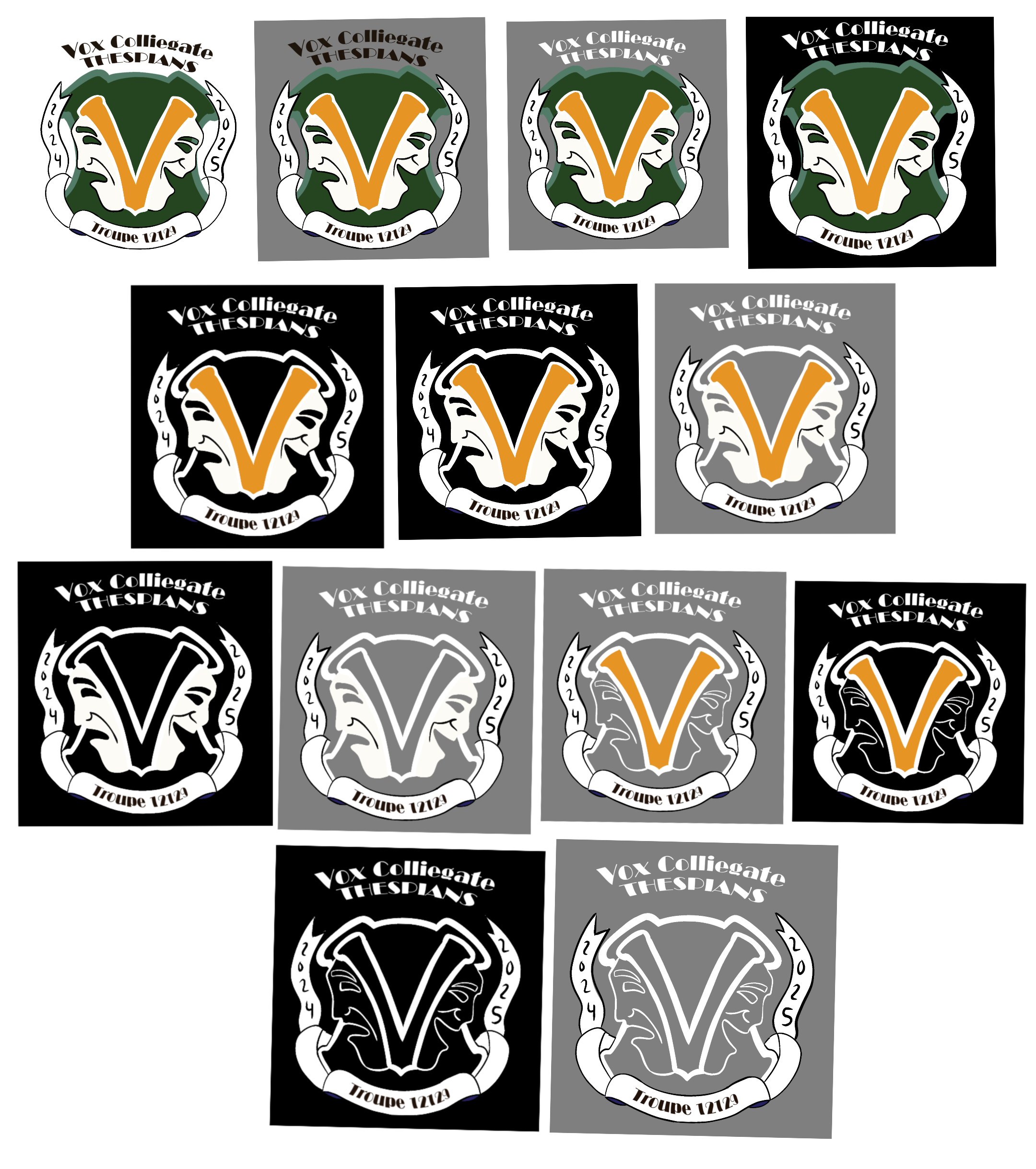 First round of color variants 