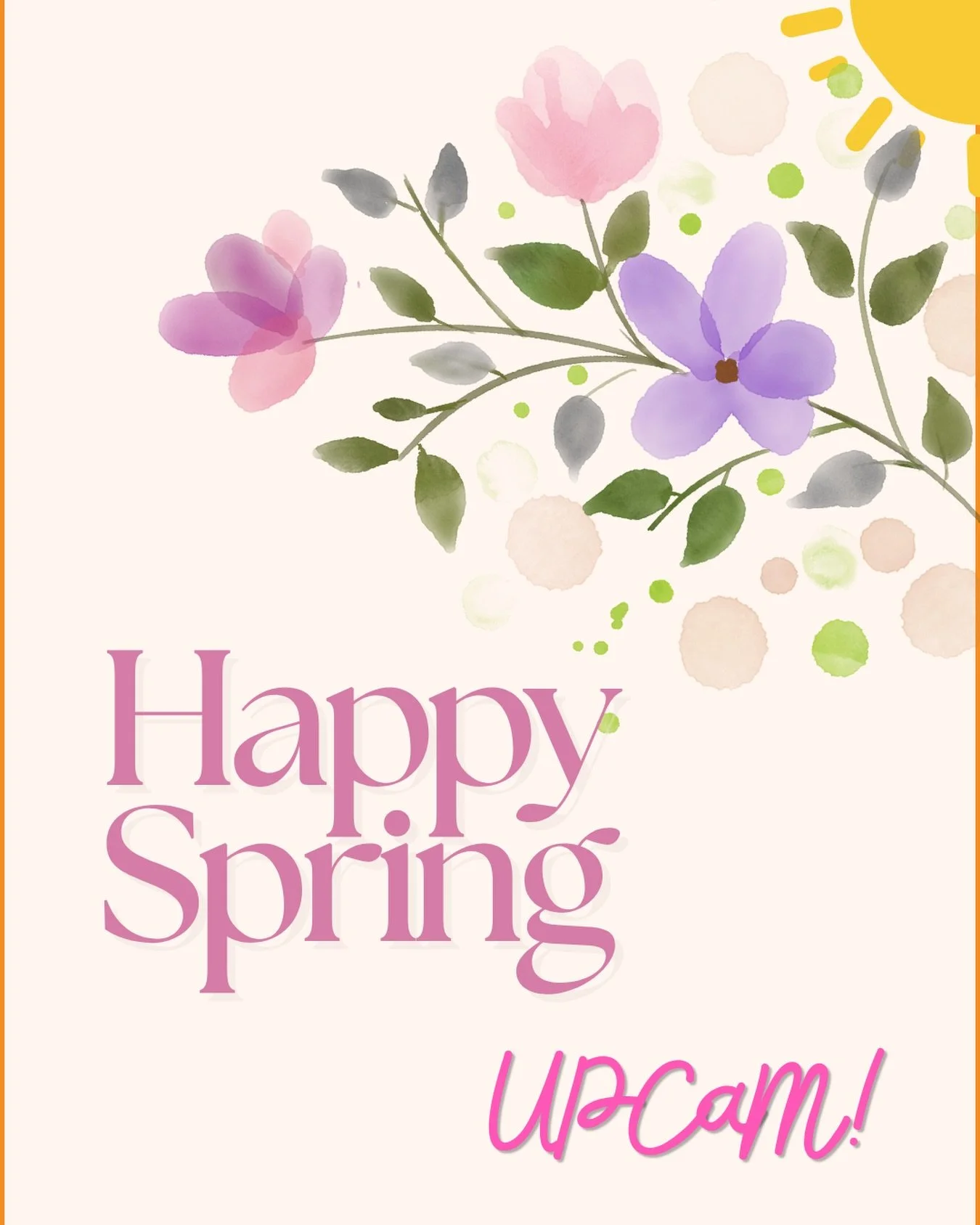Happy Spring UPCaM Fam! 🍀