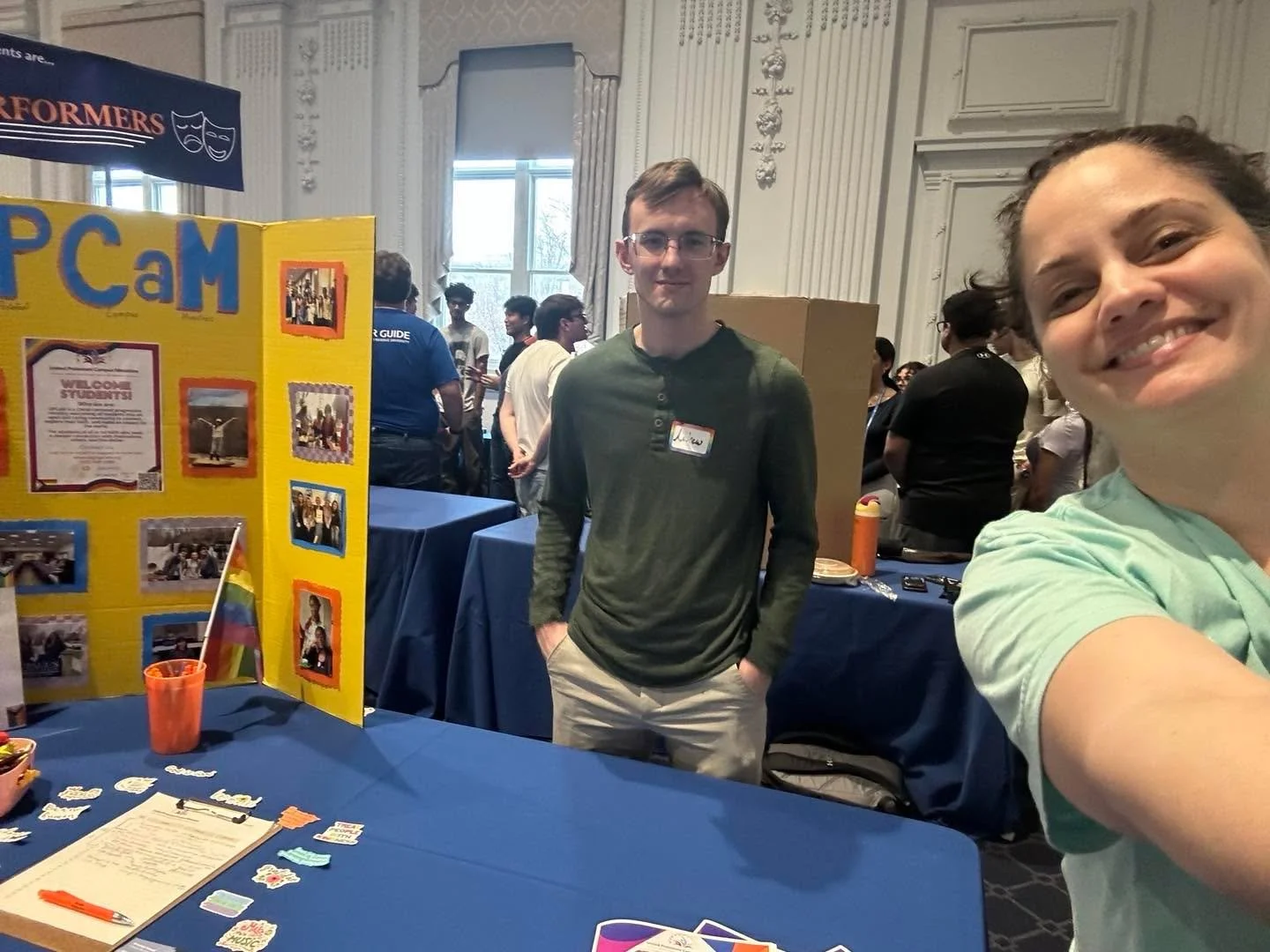 Representing UPCaM at an accepted students fair at Case! Someone from NJ had heard of our program and sought us out. #famous!!