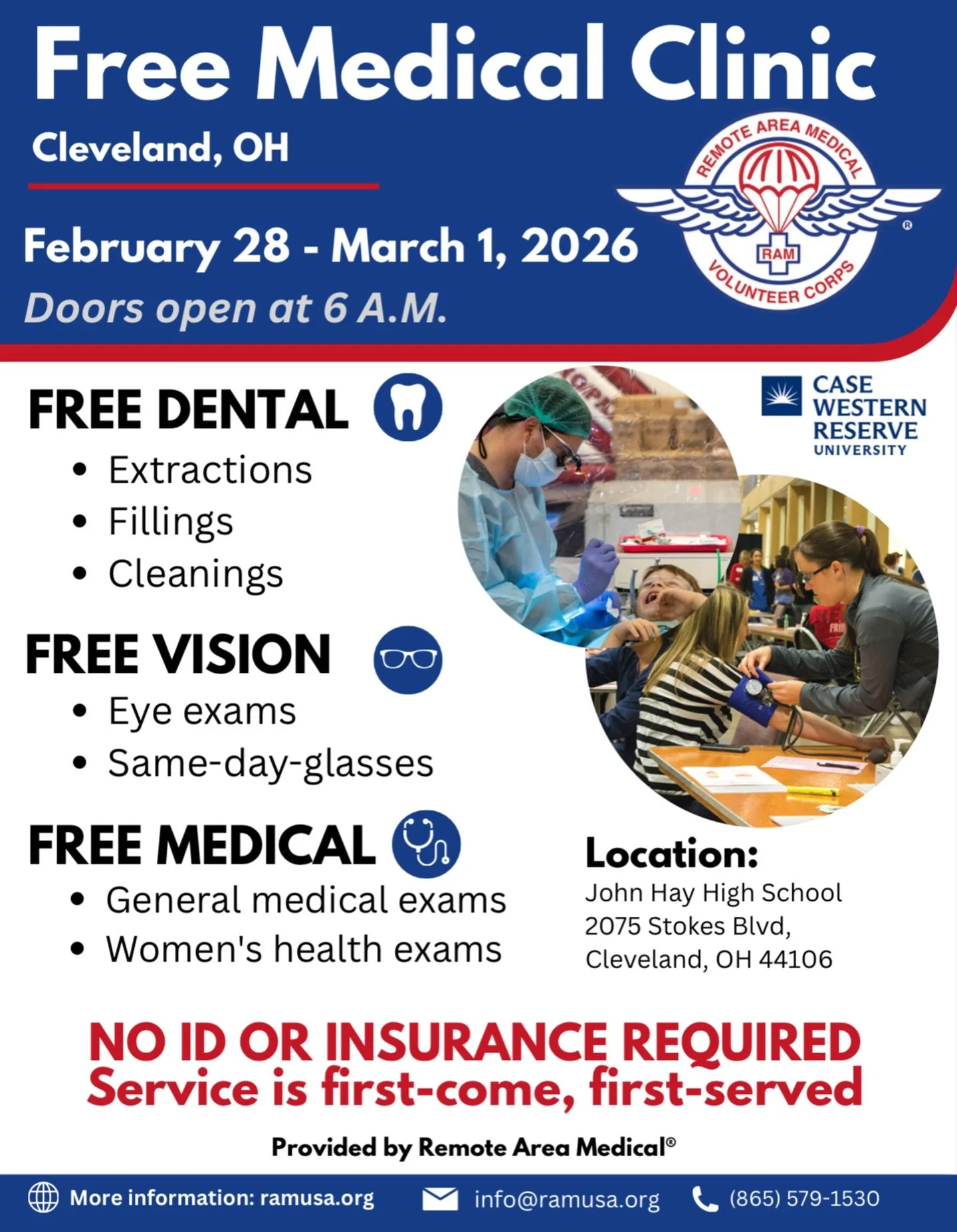 Free Medical Clinic for our neighbors in need. Volunteers needed for overnight shifts and translation support: French, Arabic, Portuguese, Ukrainian, and Russian speakers needed! Reach out to amanda@upcam.org if interested in helping out!