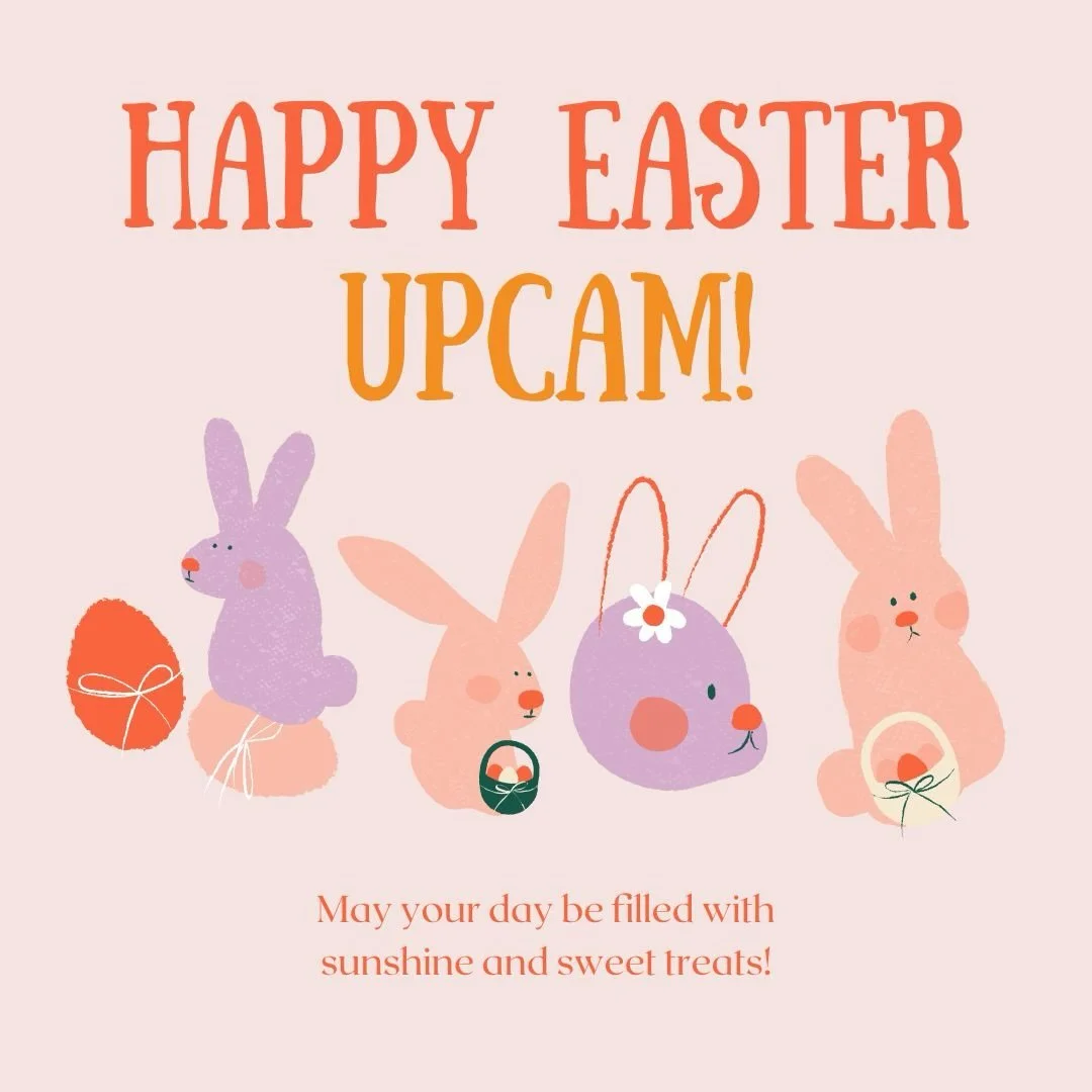 Happy Easter, UPCaM Fam! Sending so much love to everyone today. Enjoy the celebrations! 💜
