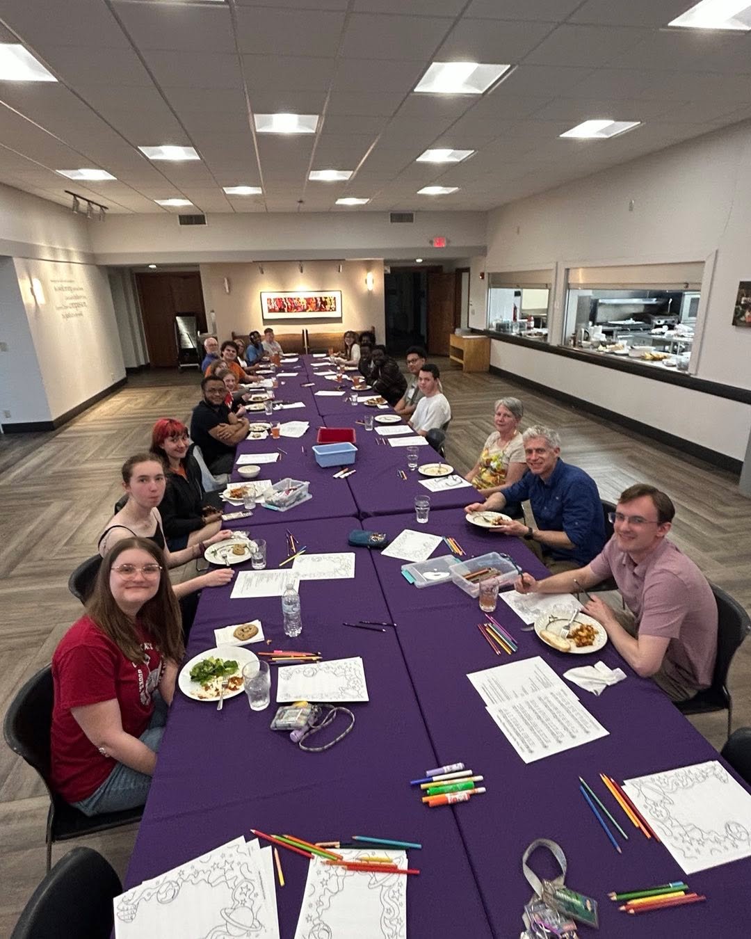 Dinner church with friends from The Church of the Saviour is also a blast! Thanks for a great night everyone!! &hearts;️🩷