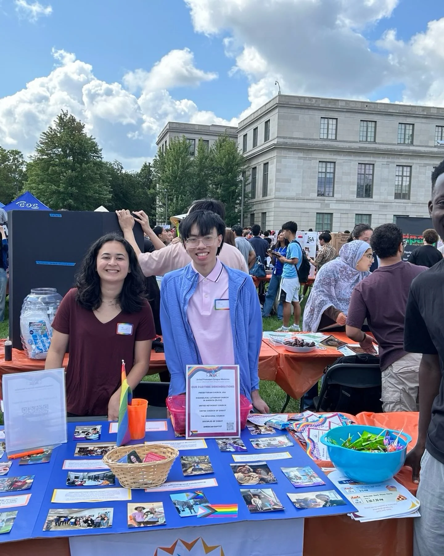 Stop by table 117 and say hi!! Candy, ramen, and lots of love!! ❤️ #backtoschool,#cwru