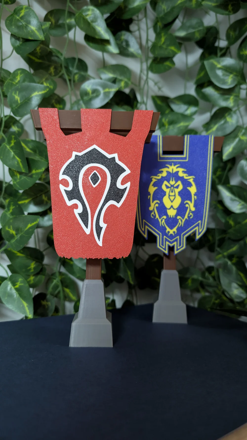 arathi basin horde and alliance banner 3d printed — DG Customs, image size:1000x1778