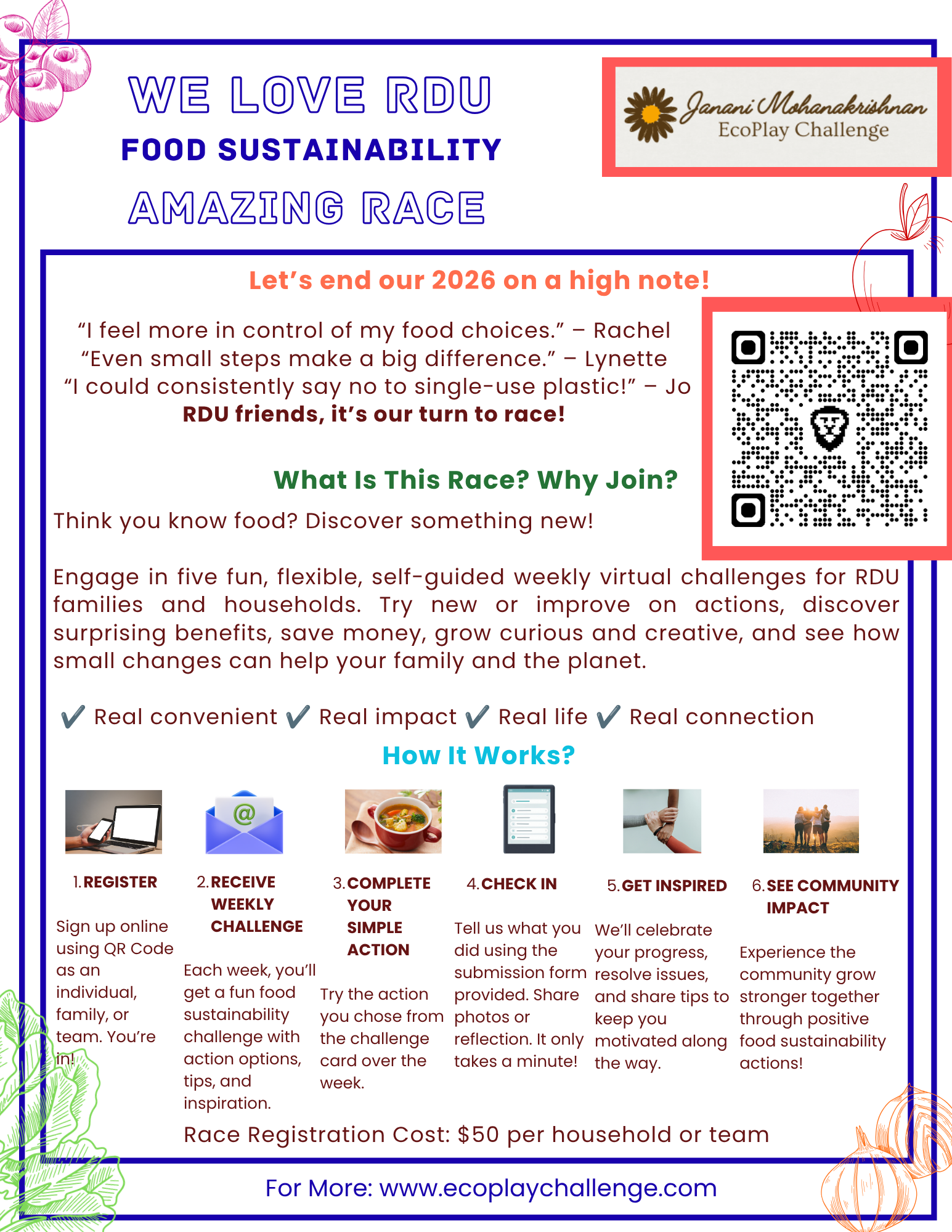 We Love RDU Food Sustainability Amazing Race 