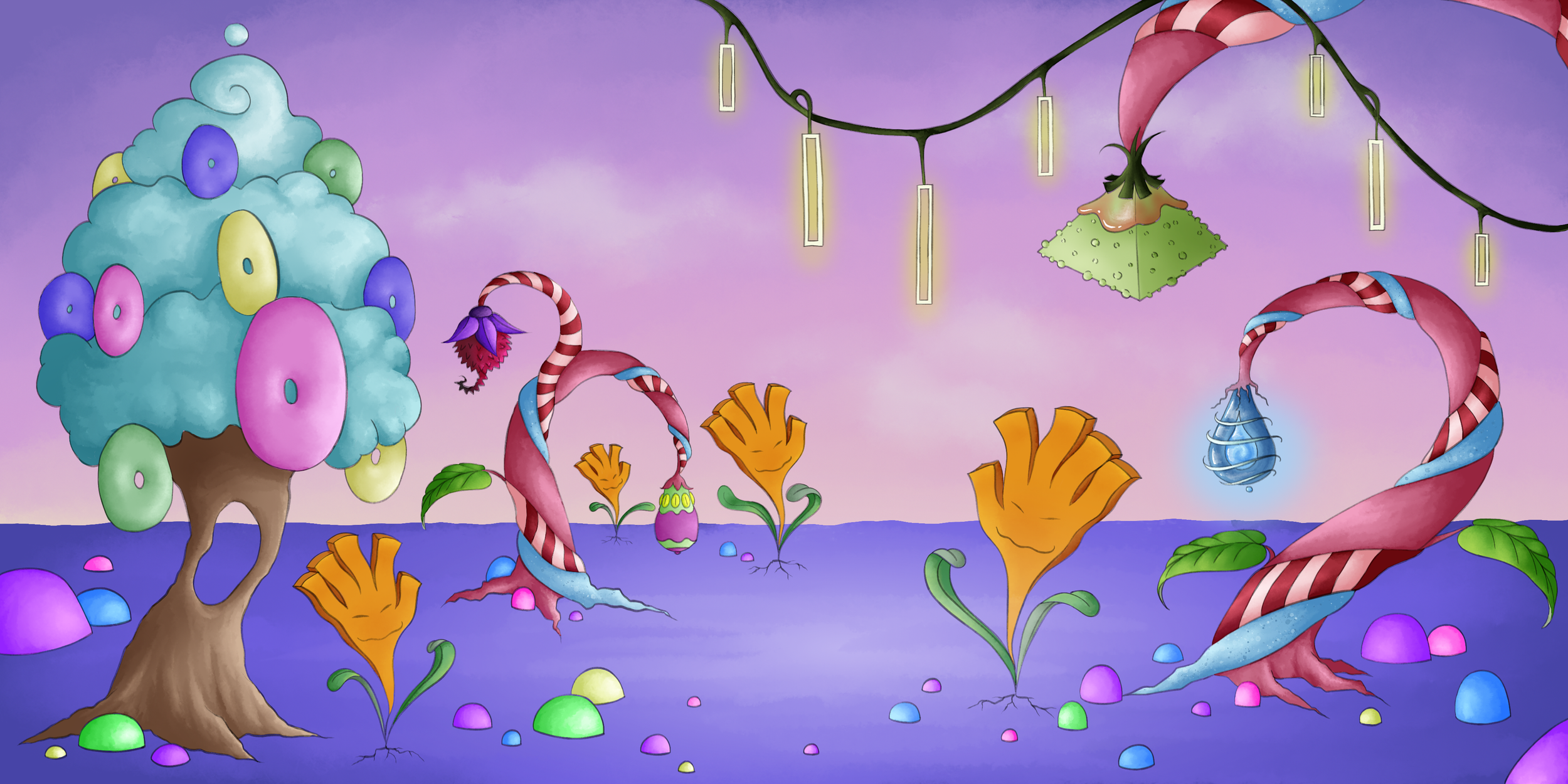 Outdoor Alien Environmental Concept