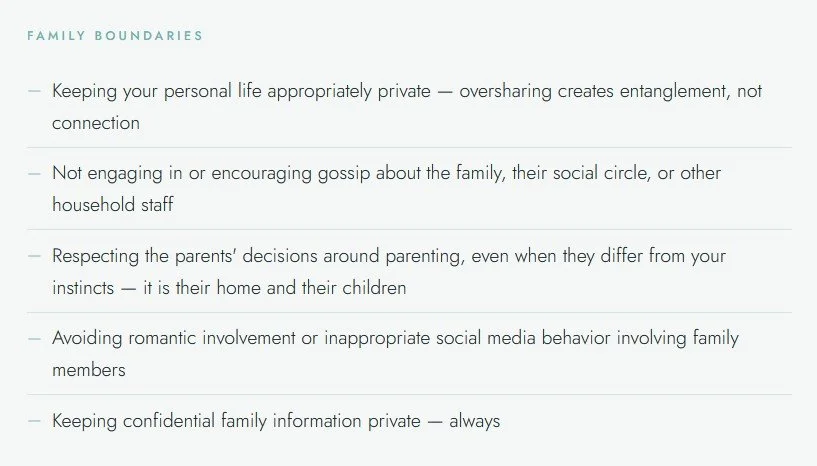 List of boundaries for families