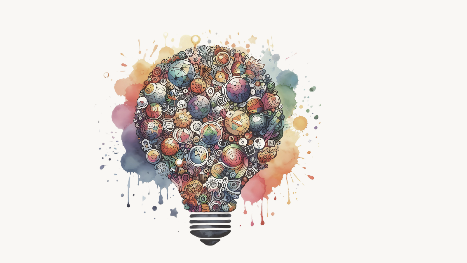 Illustration representing different ways of thinking, used on an NDIS therapy page for autistic people and people with intellectual disability.