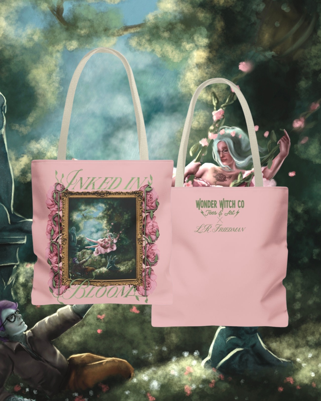 Inked in Bloom Tote