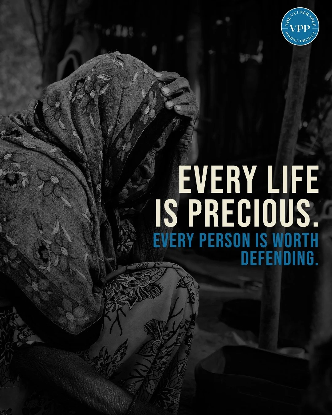 No one should ever be forgotten, abandoned, or left unprotected. 💛
At the Vulnerable People Project, this truth guides everything we do.
Your prayers, your voice, your action can help us defend the dignity of those most at risk.
Stand with us tod
