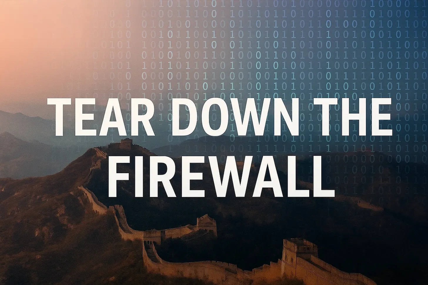 Tell President Xi to Tear Down the Firewall