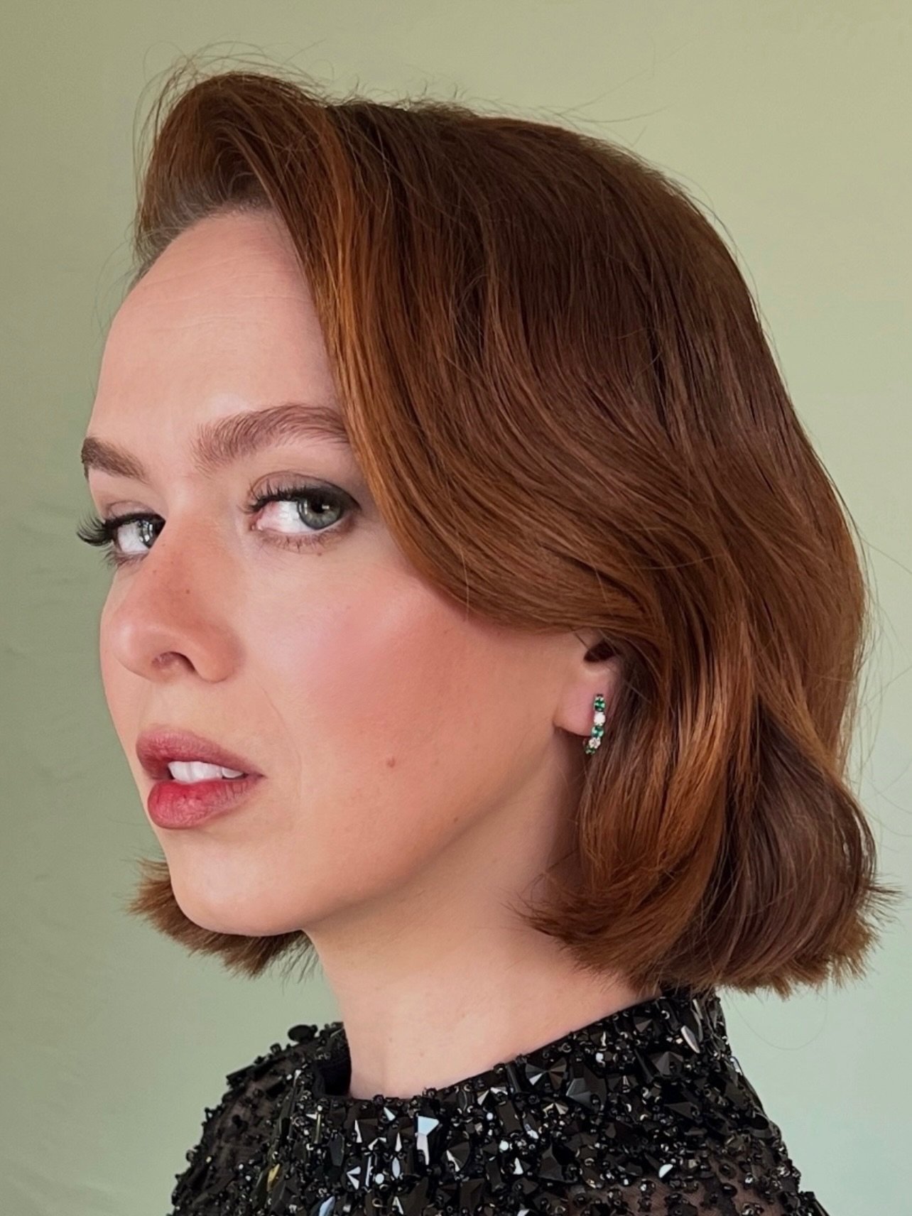 Glam with my beautiful friend @elizabethmcl for  #TheActorAwards @sagaftra 

Style @annabelleharron 
Dress @jennypackham | Shoes @larroude 
Jewels @nicolerosejewelry 
Hair @michaelforrey 
Makeup @nicolewalmsley 
@thewallgroup #twgartists 

Makeup usi