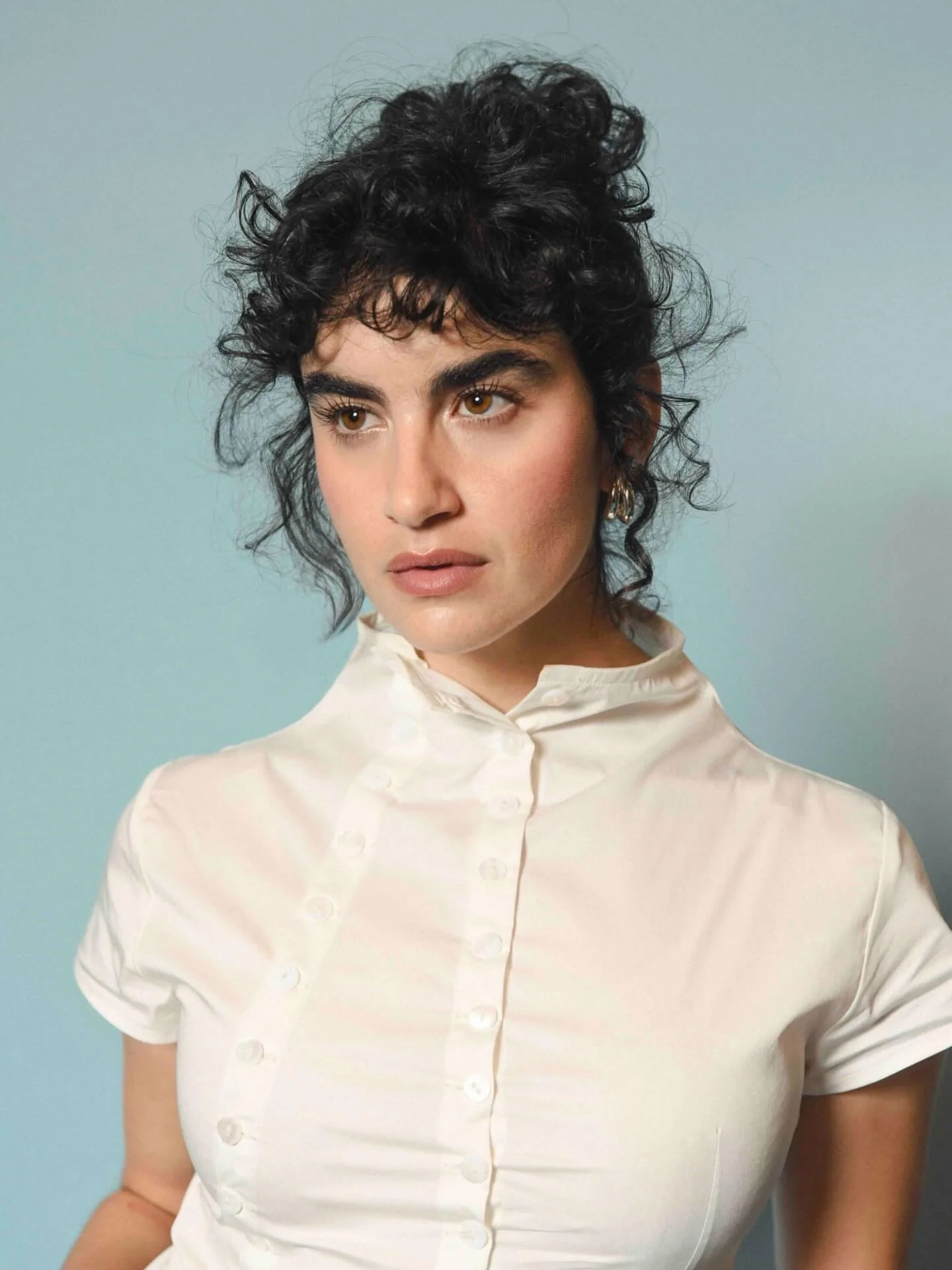 Press days with @sarahyarkin x @sxsw 
Congrats on your premiere! #visitors #SarahYarkin

Makeup @nicolewalmsley | @thewallgroup