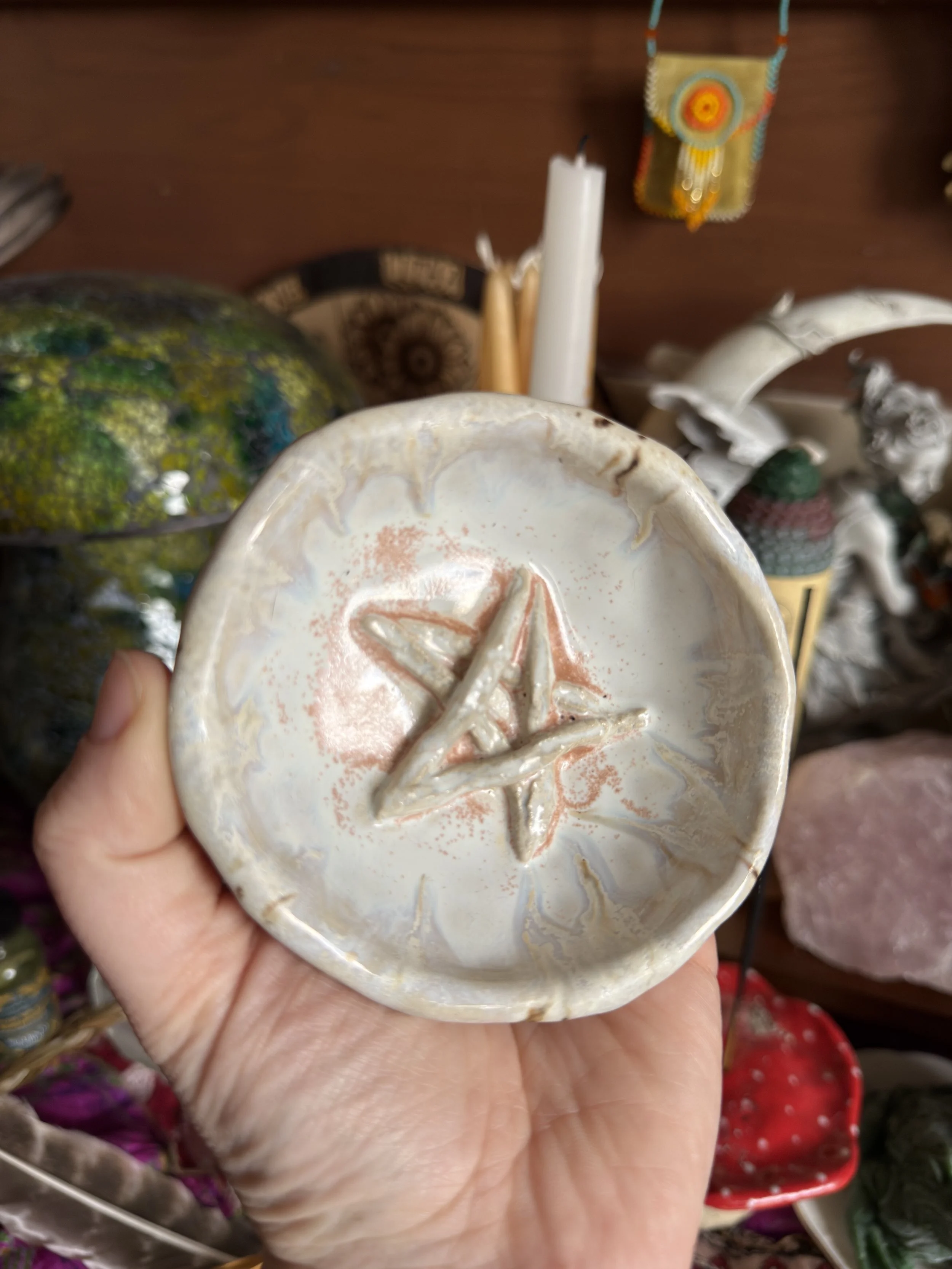 Ivory Star Offering Dish